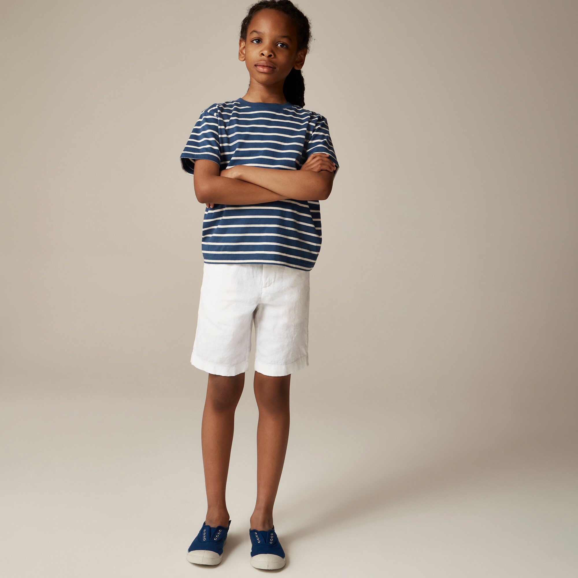 boys Boys' Bleecker pintuck short in linen