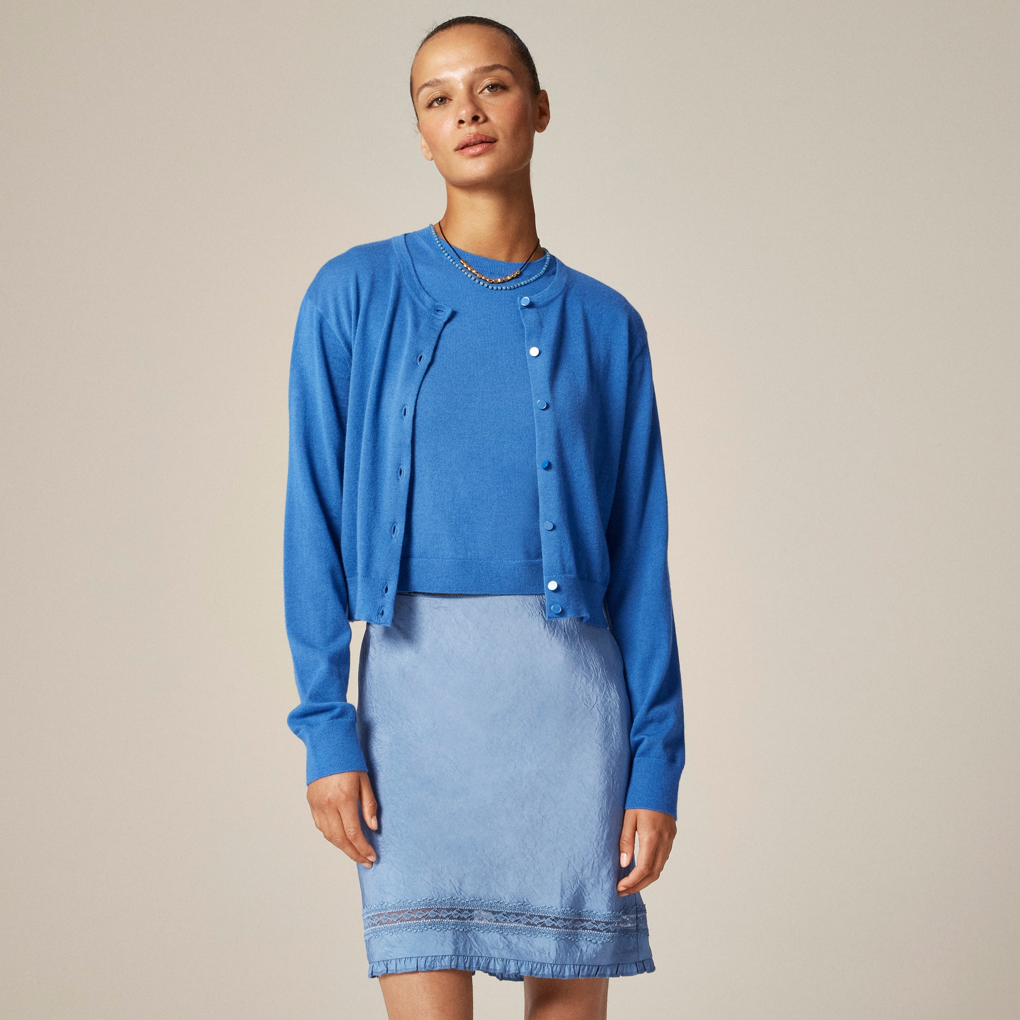  Featherweight cashmere cardigan