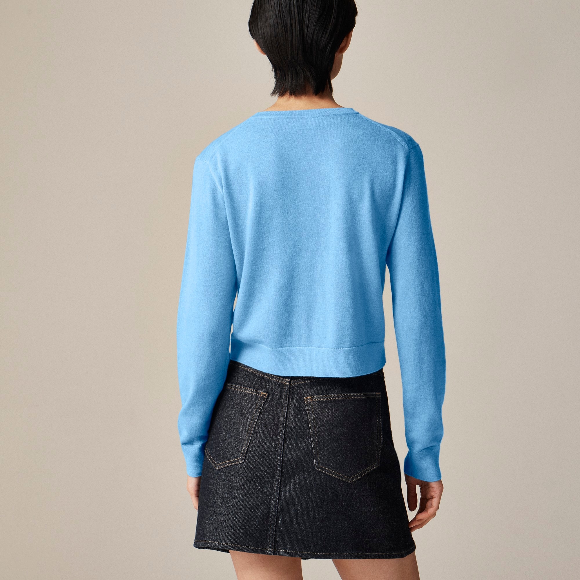 Featherweight cashmere cardigan