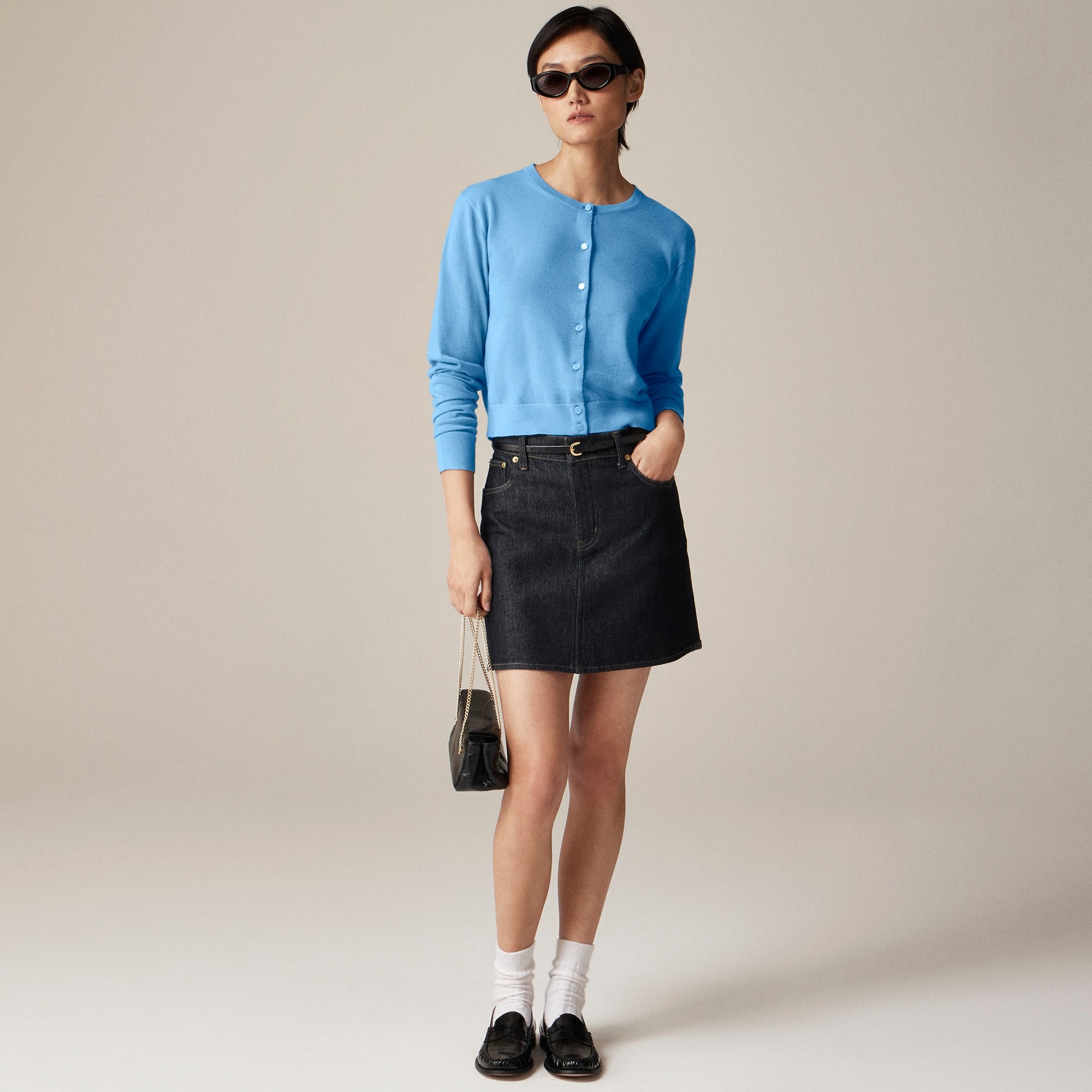 womens Featherweight cashmere cardigan