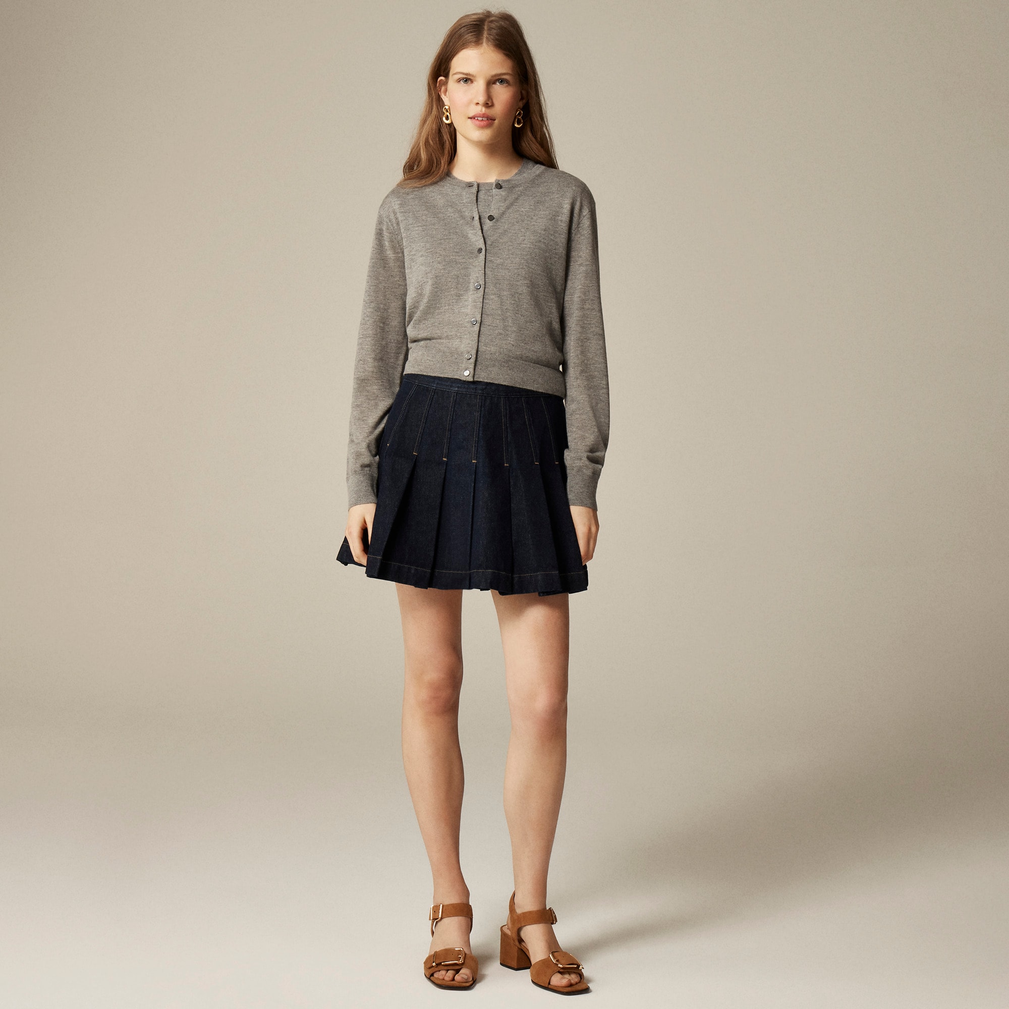 Featherweight cashmere cardigan