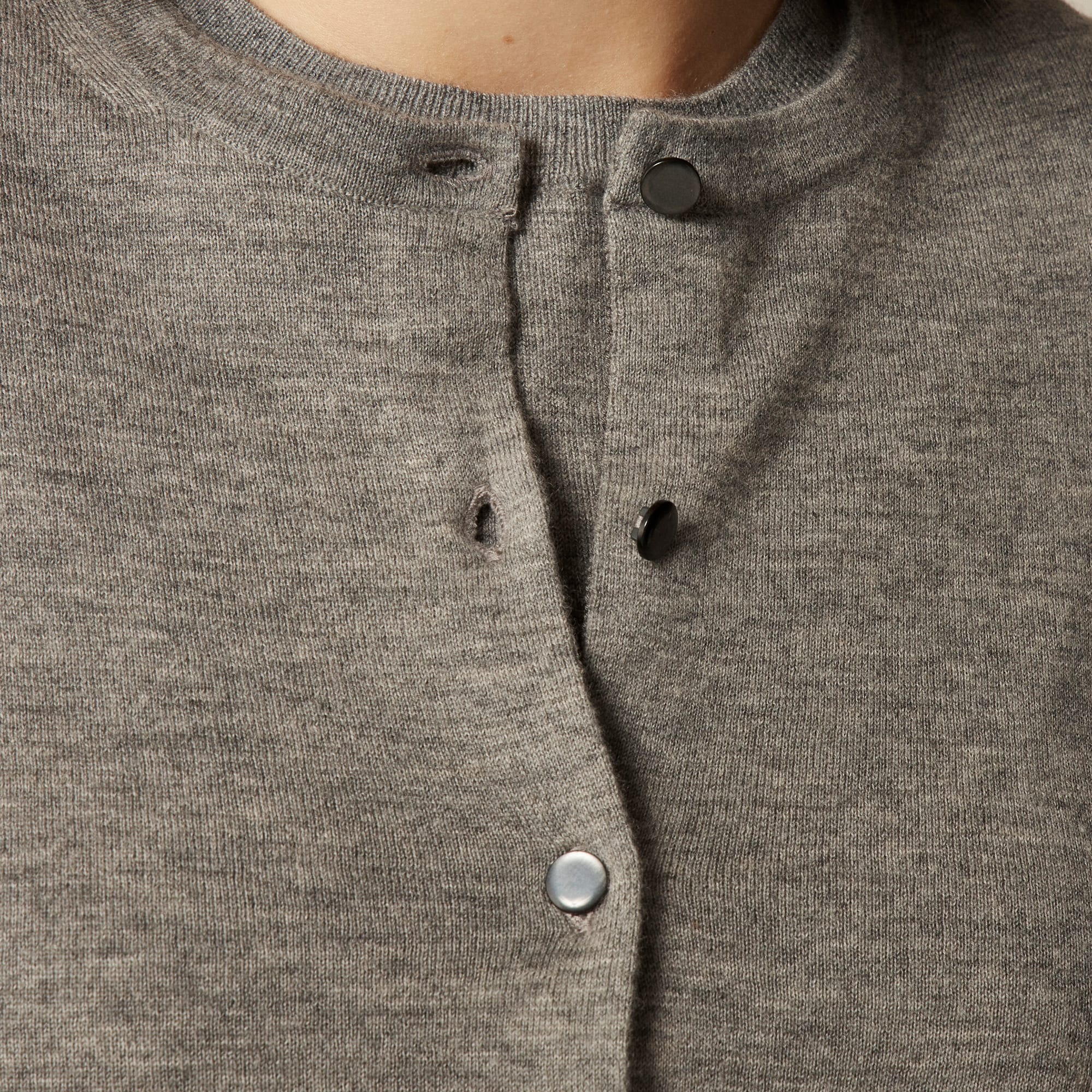 Featherweight cashmere cardigan