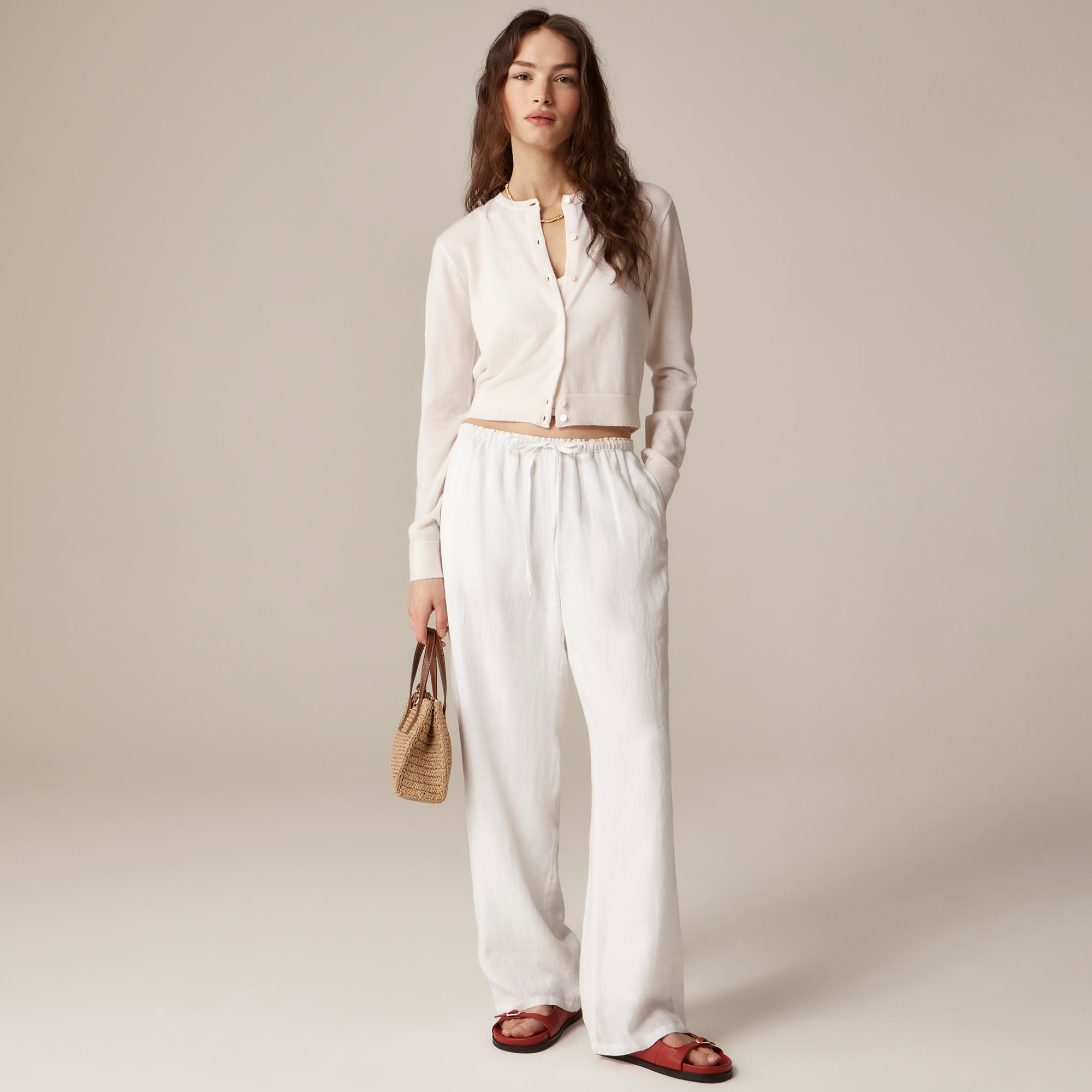 Featherweight cashmere cardigan