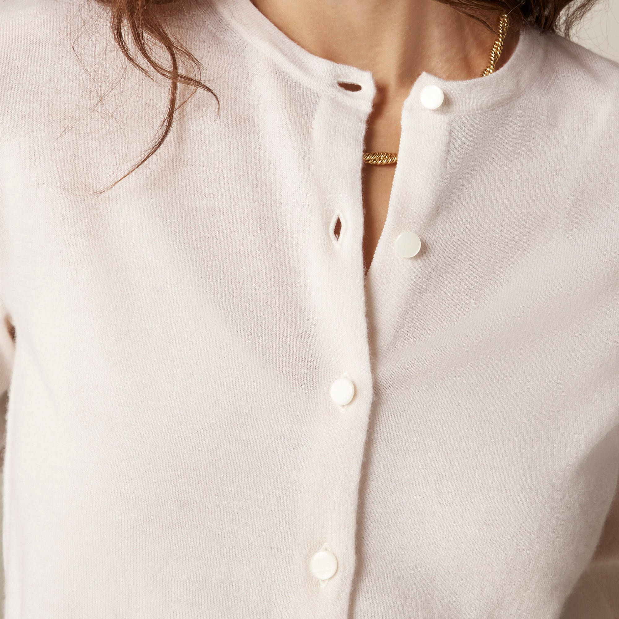 Featherweight cashmere cardigan