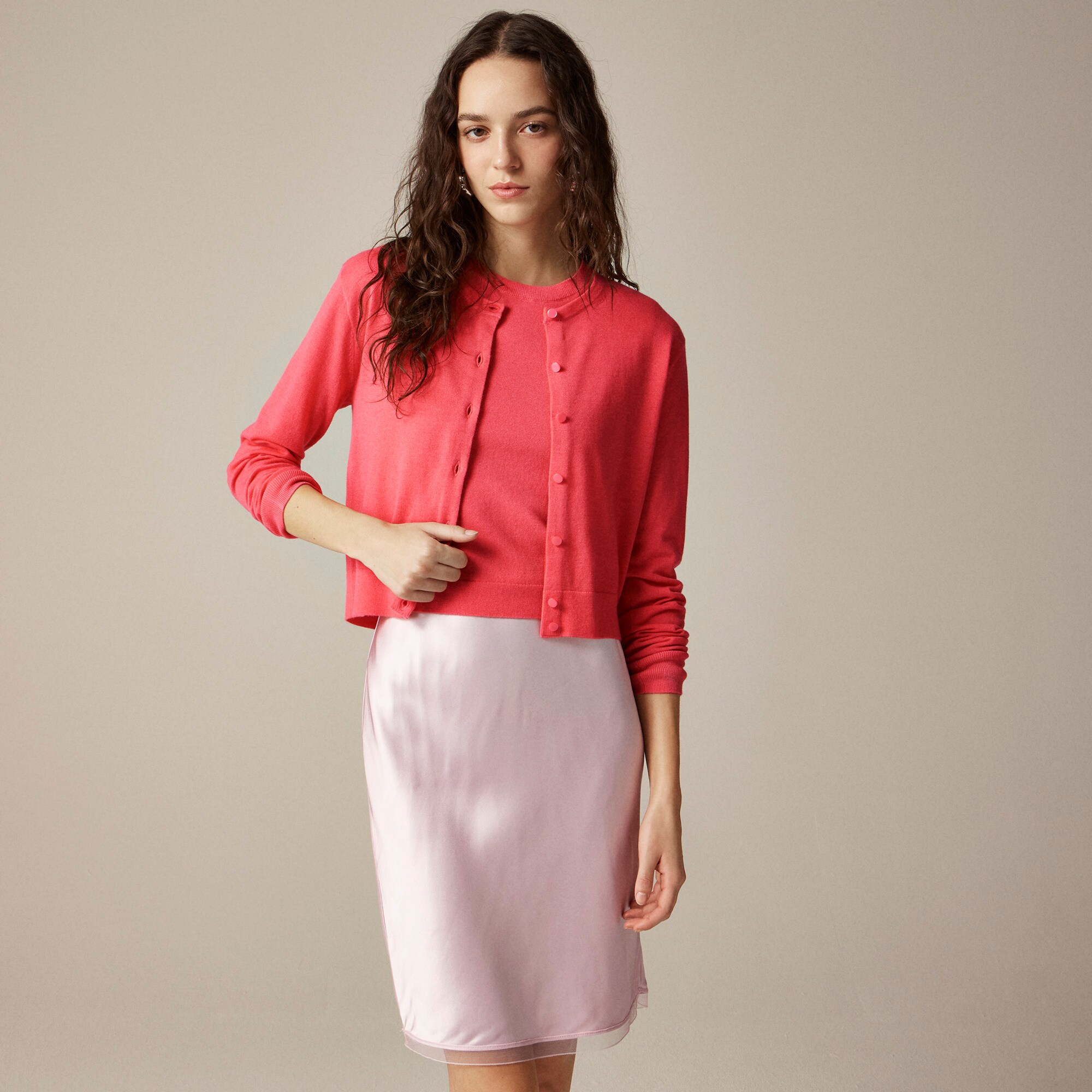  Featherweight cashmere cardigan