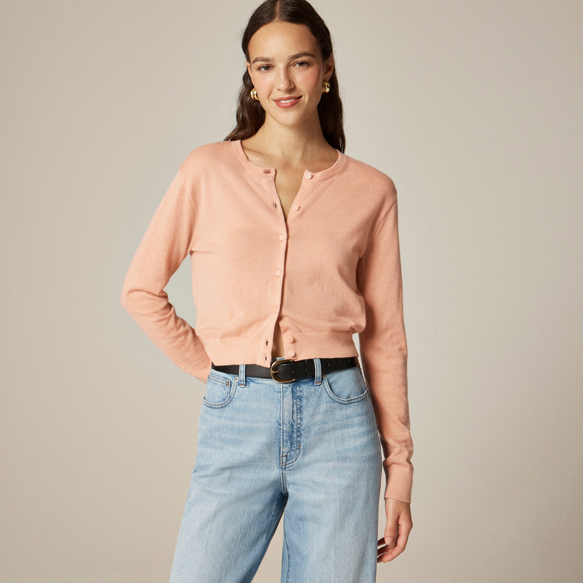  Featherweight cashmere cardigan