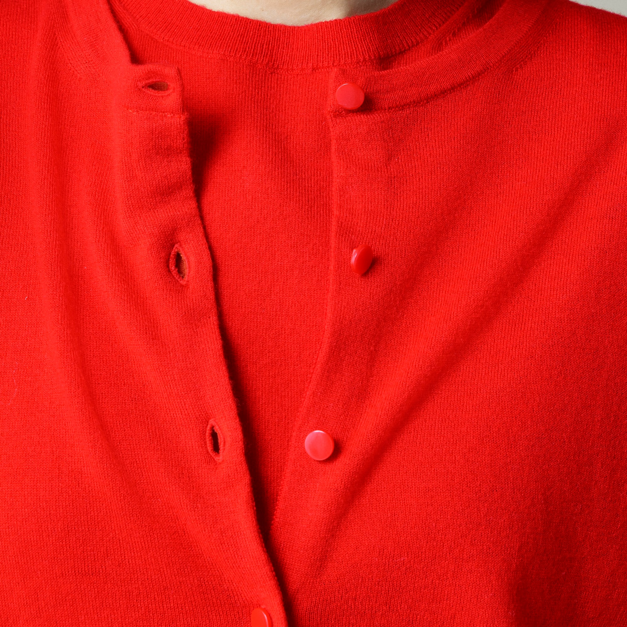 Featherweight cashmere shrunken cardigan sweater