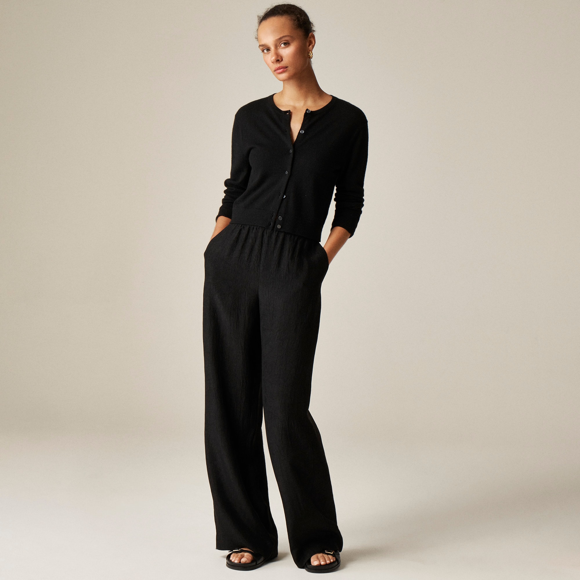 Featherweight cashmere cardigan