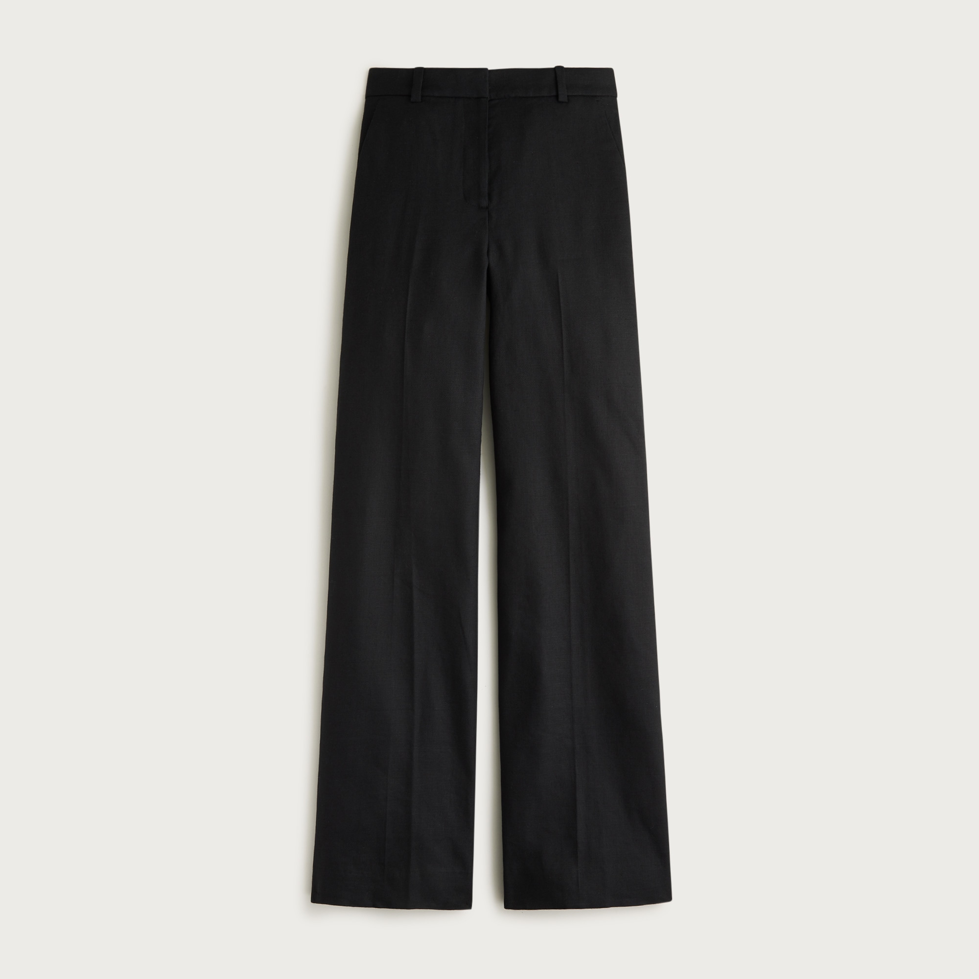  Petite Carolina flare pant in stretch linen blend