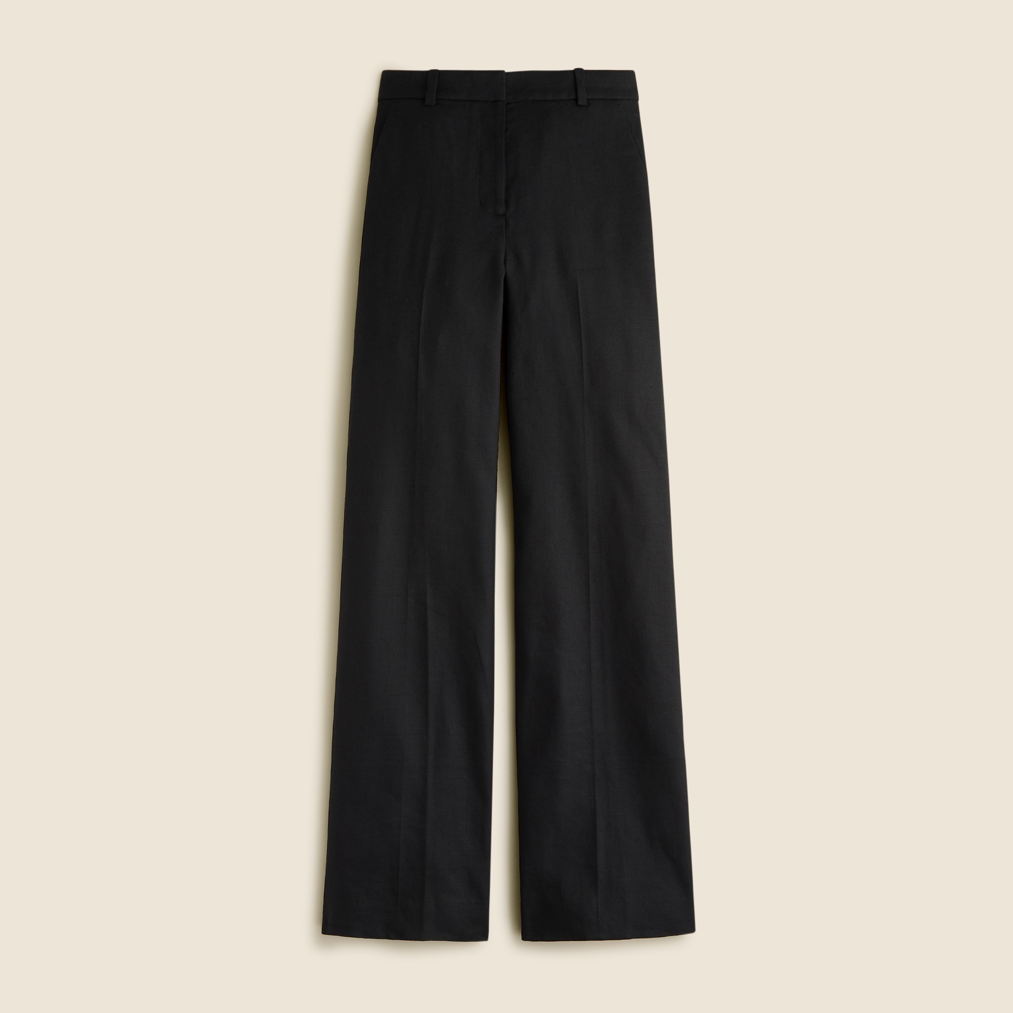  Carolina flare pant in stretch linen blend