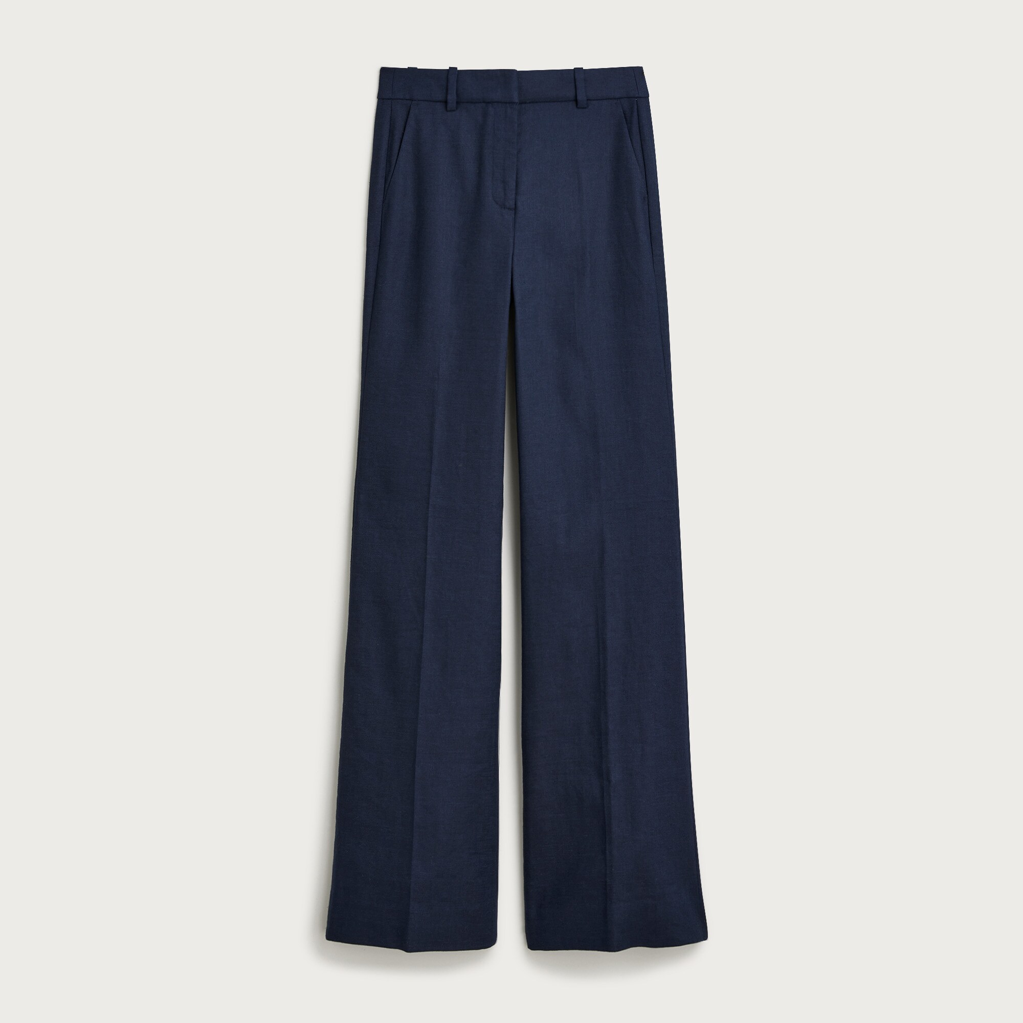 Carolina flare pant in stretch linen blend