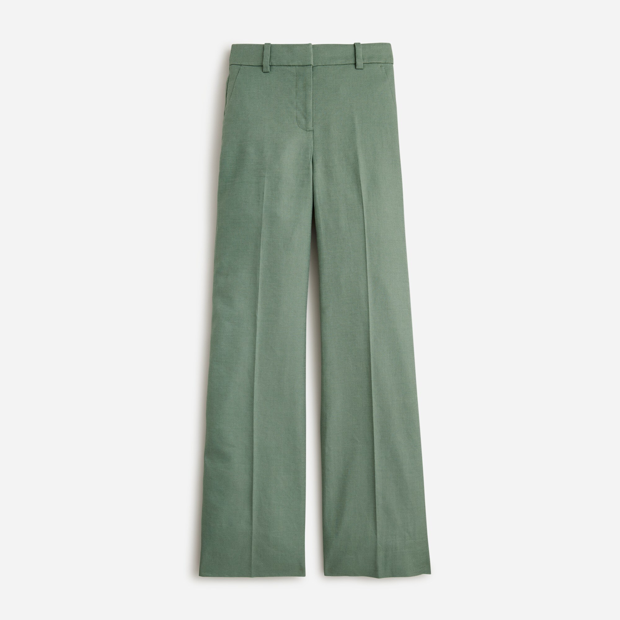  Tall Carolina flare pant in stretch linen blend