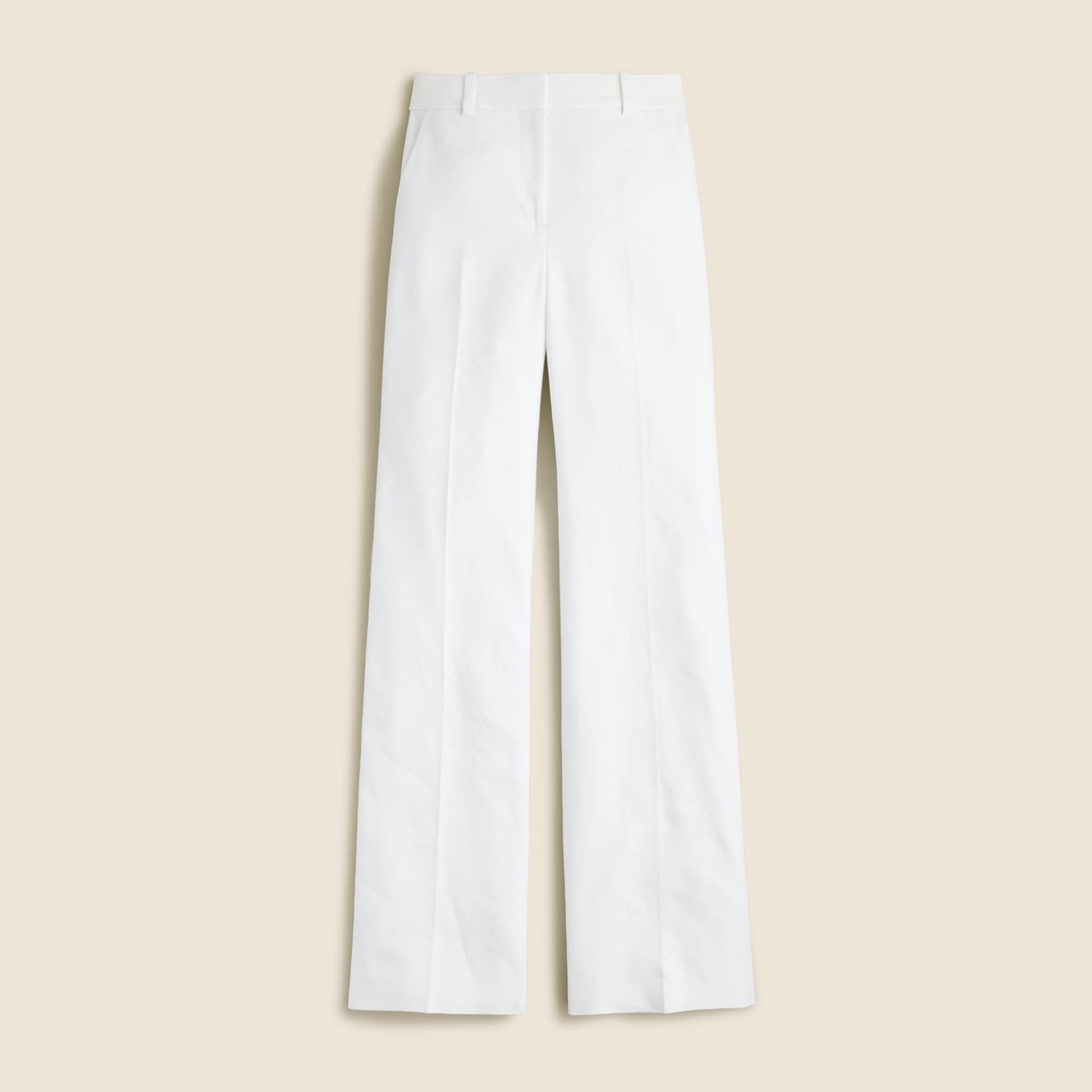  Carolina flare pant in stretch linen blend