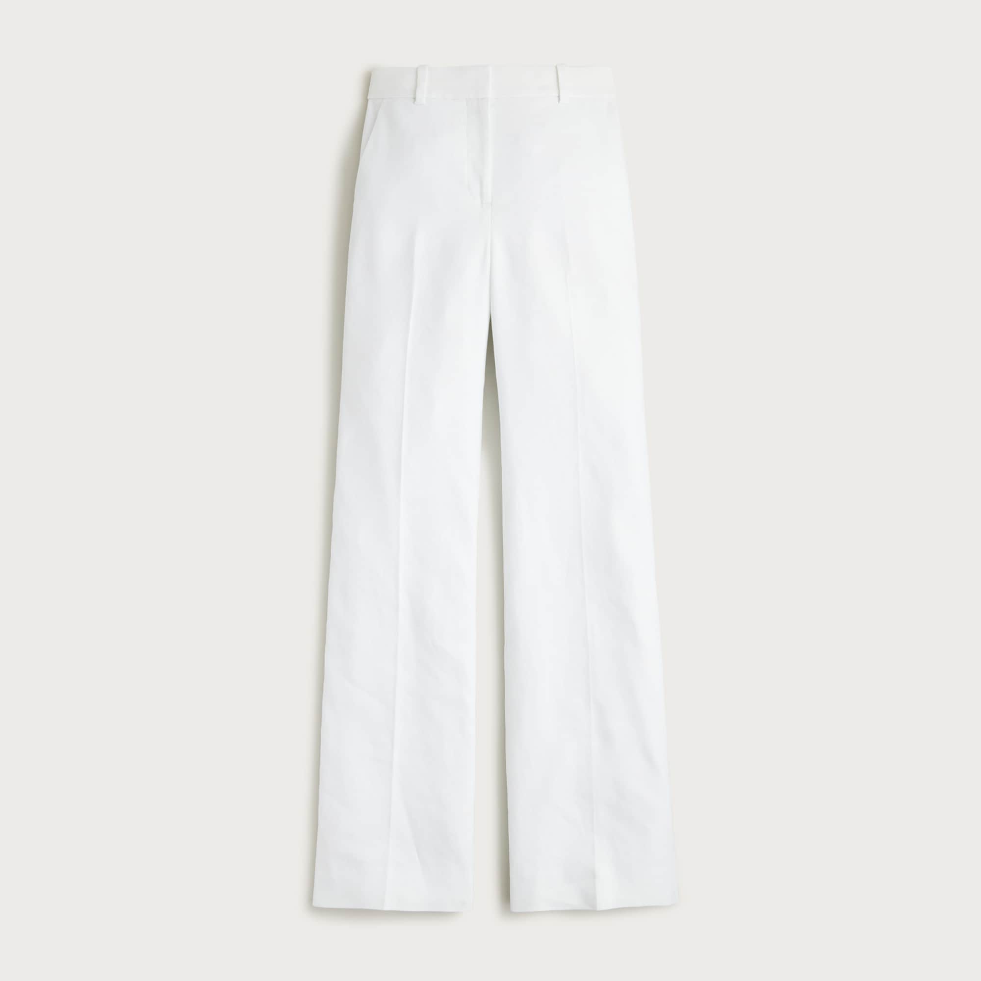 Carolina flare pant in stretch linen blend