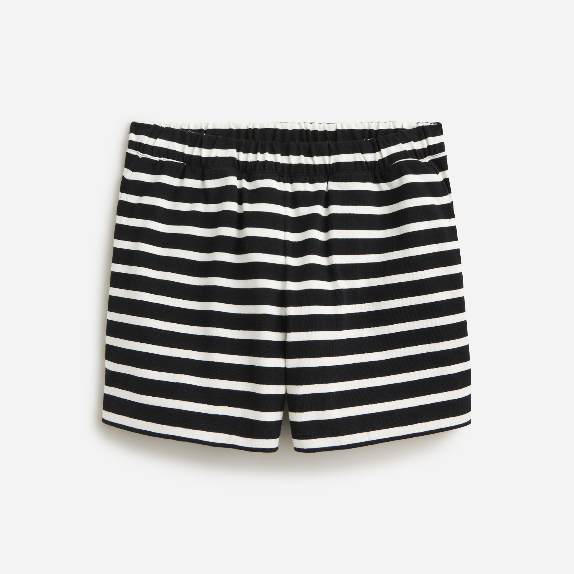 J.Crew Pull on Short In Stripe Mariner Cotton For Women
