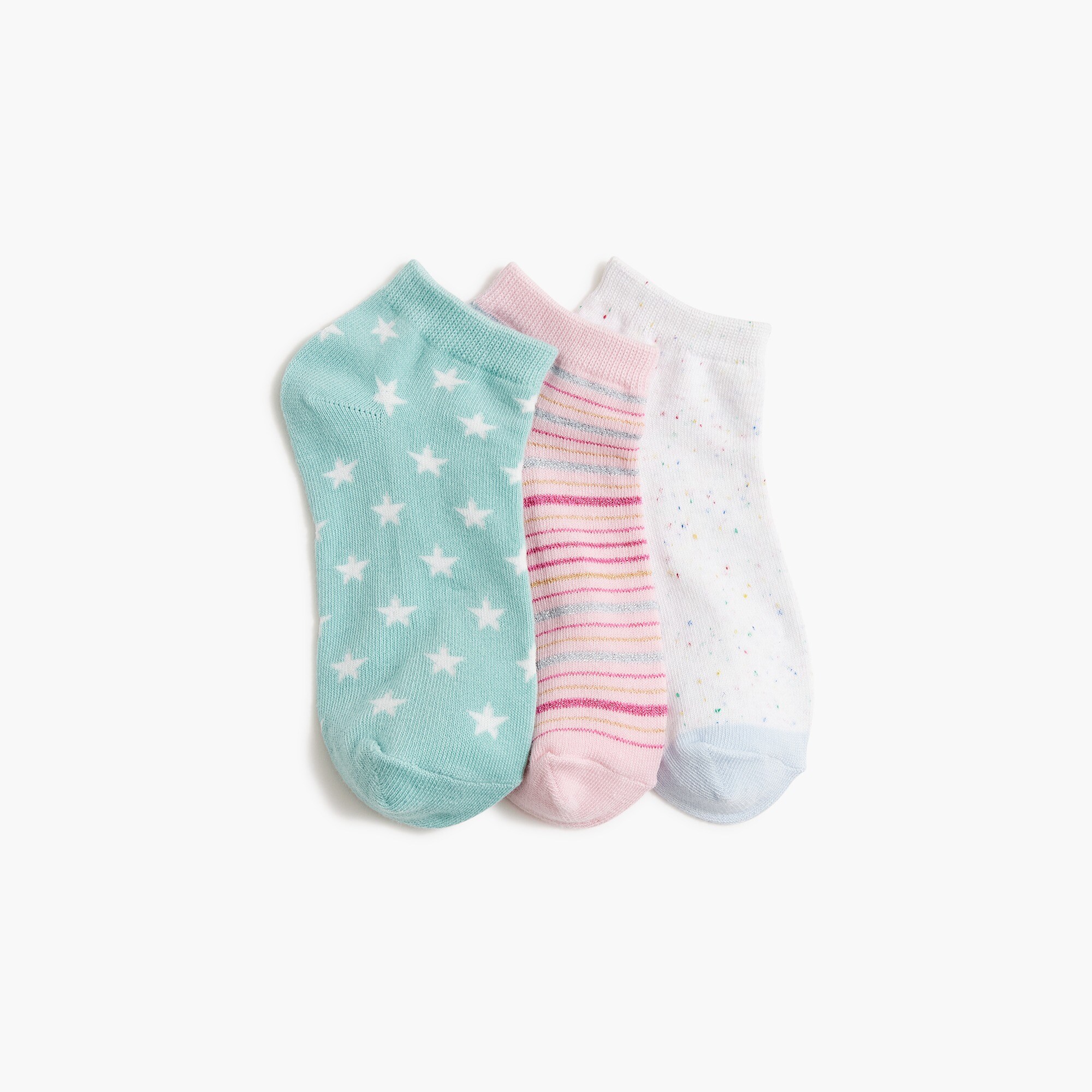 Girls' summer socks three-pack