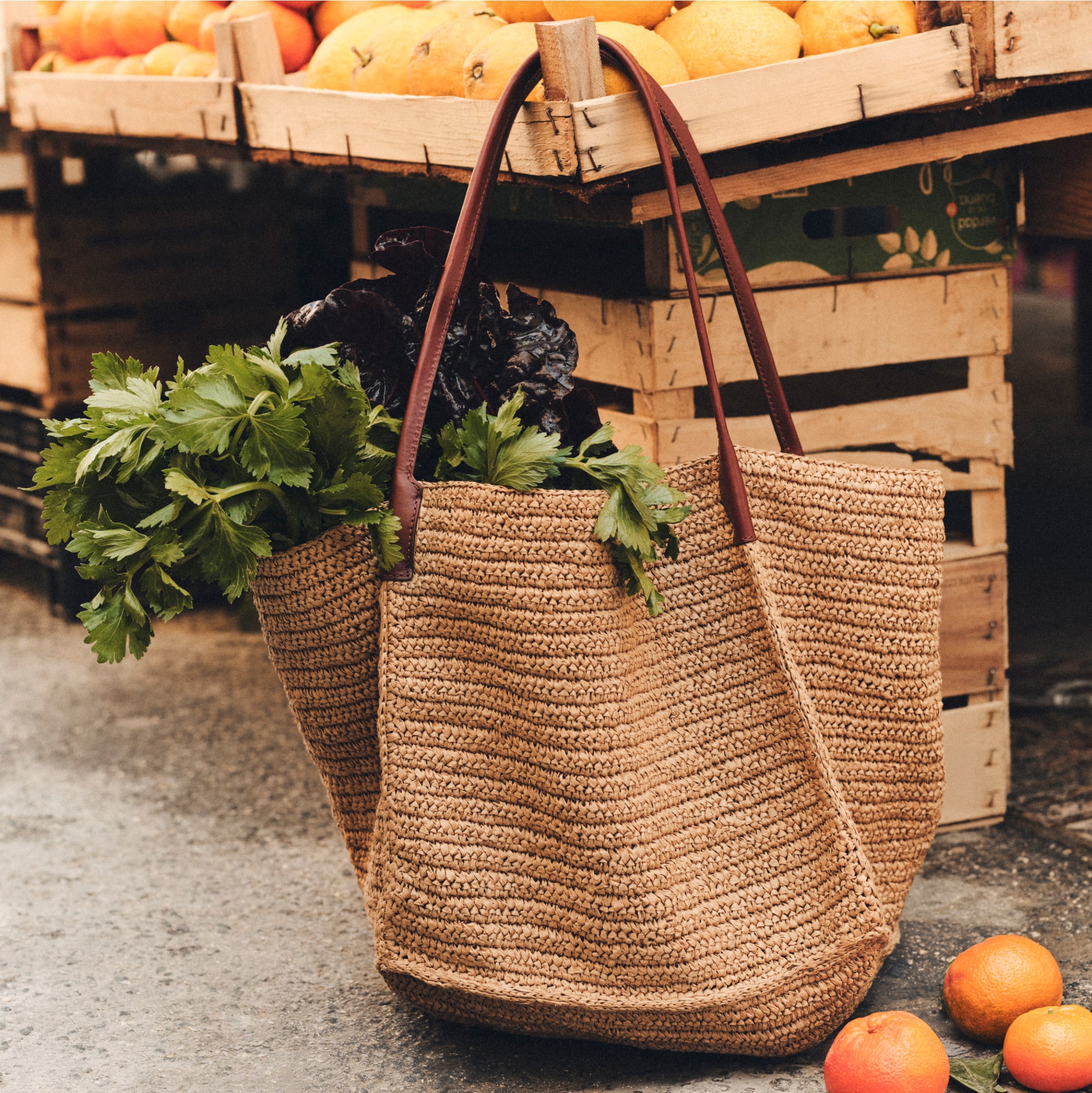 Large Handknotted Packable Tote Bag For Women | J.Crew