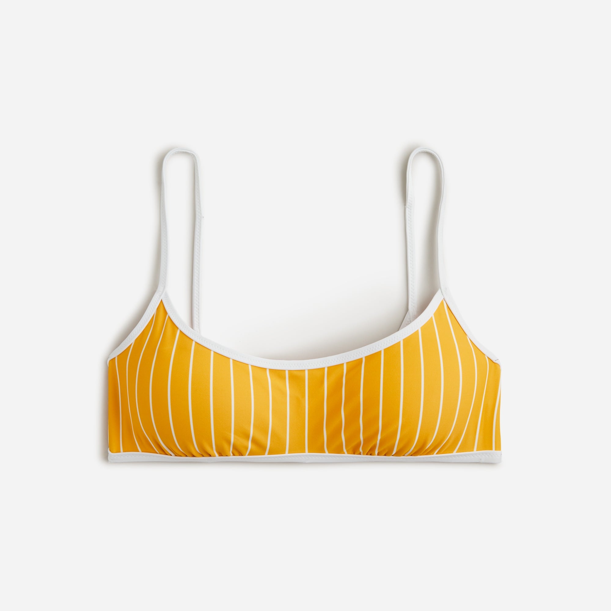 womens Squareneck string bikini top in stripe