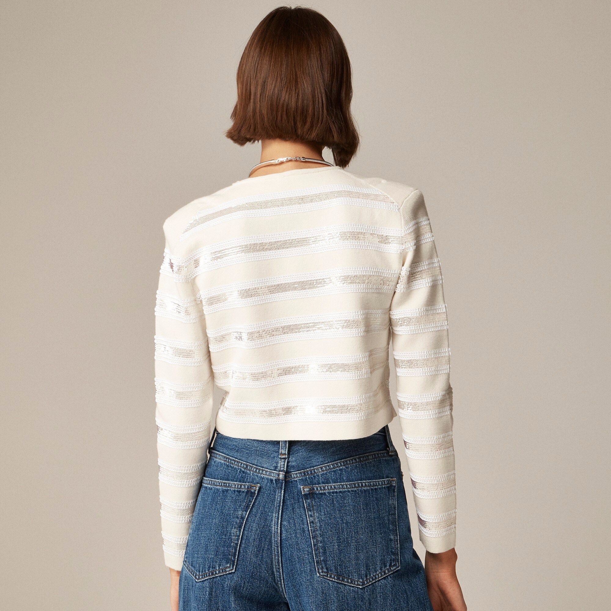 Sequin Stripe Jacket