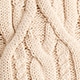 Cable-knit cardigan sweater TOASTED CREAM