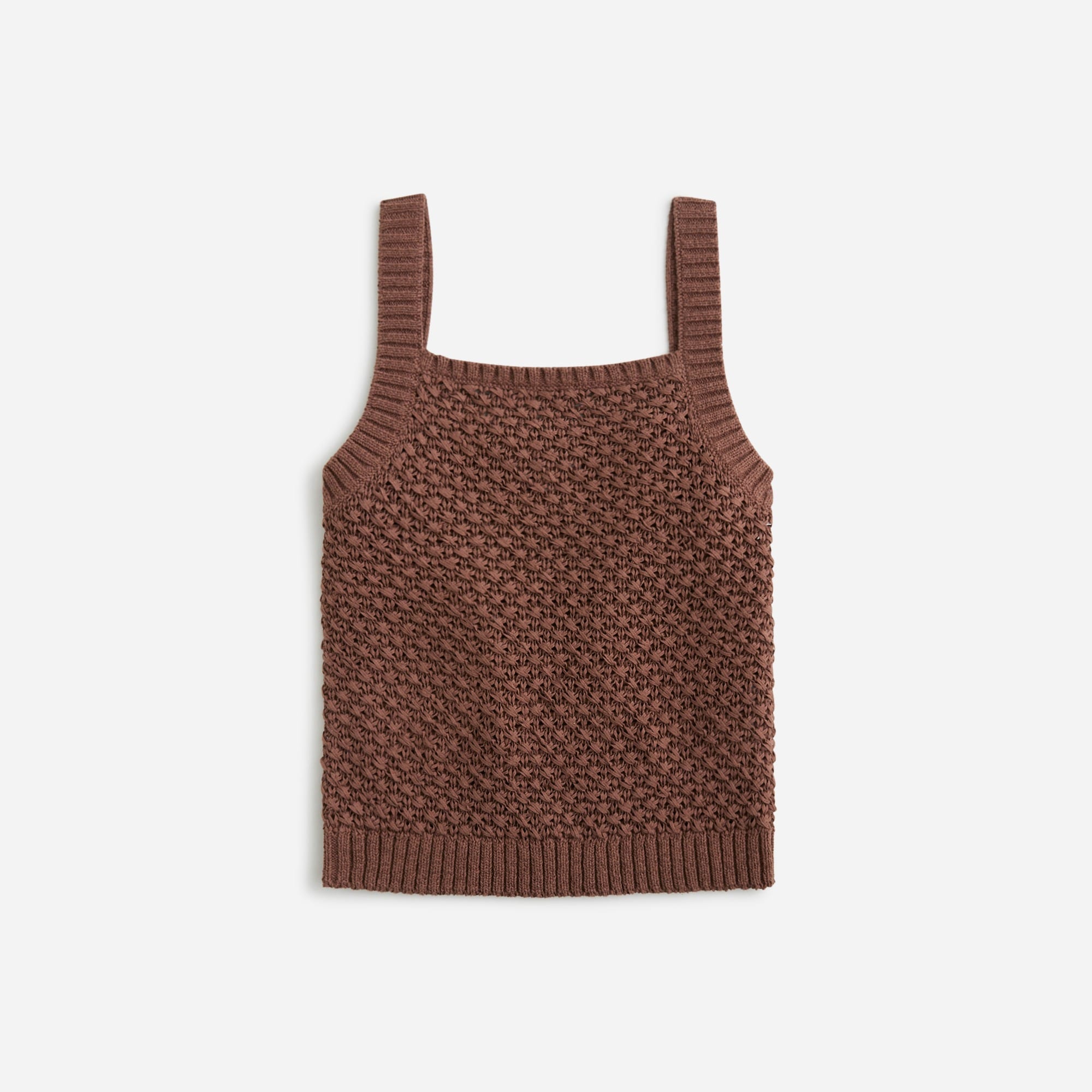 womens Basket-stitch sweater-tank