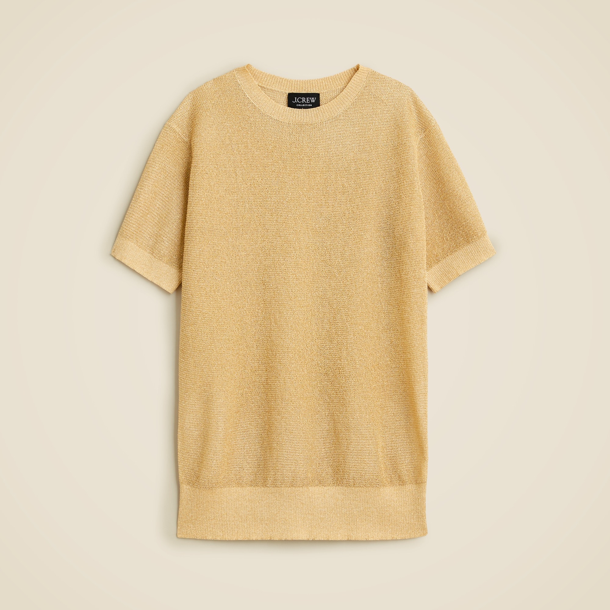 Collection sheer tunic with Lurex® metallic threads