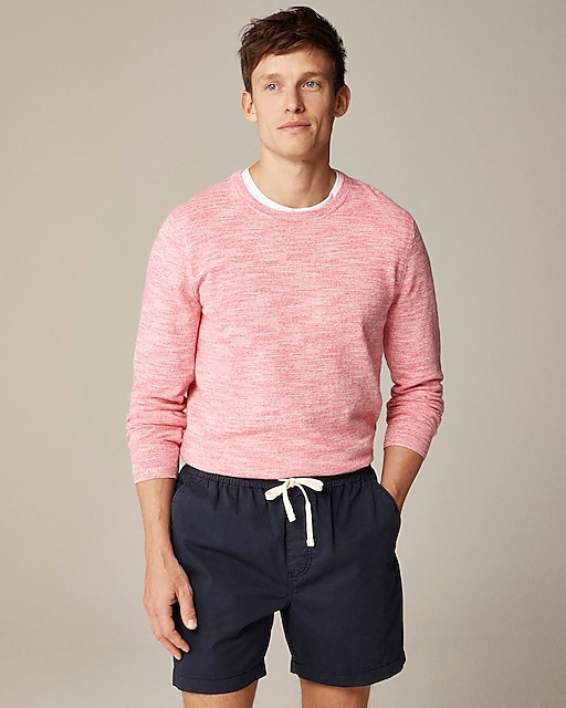mens Cotton-blend crewneck sweater