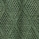 Short-sleeve linen diamond-stitch sweater-polo HTHR GRASSLAND