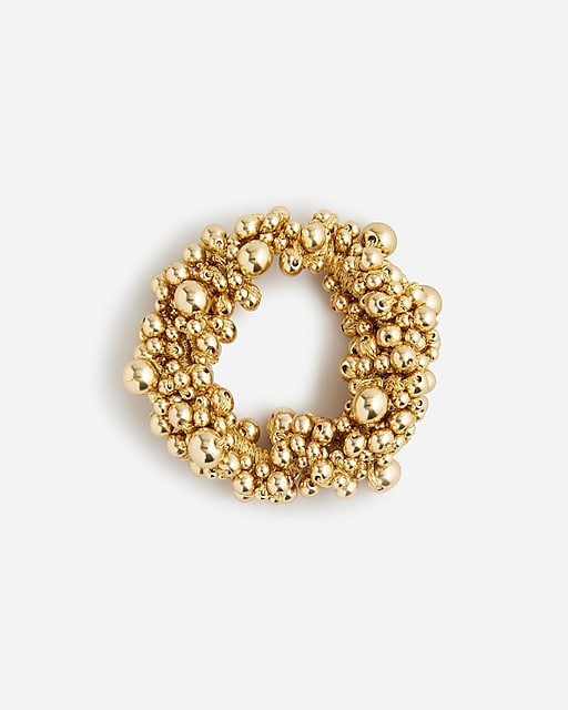 womens Pearl cluster scrunchie