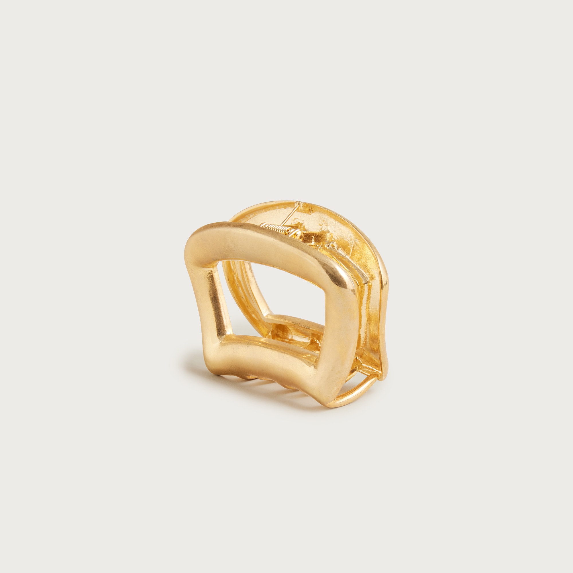 J.crew metallic flower hair holder Metallic Flower Claw Clip For Women | Factory main image 4