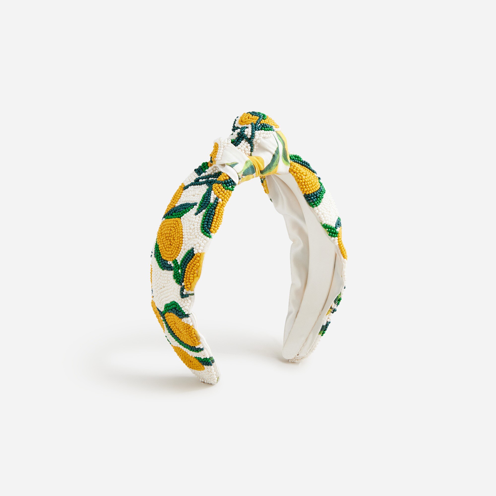Beaded Limoncello Headband For Women | J.Crew display picture 2