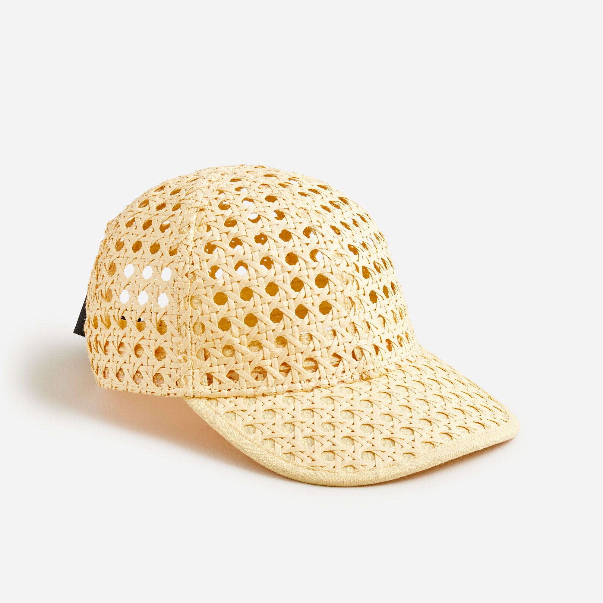  Girls' raffia baseball cap