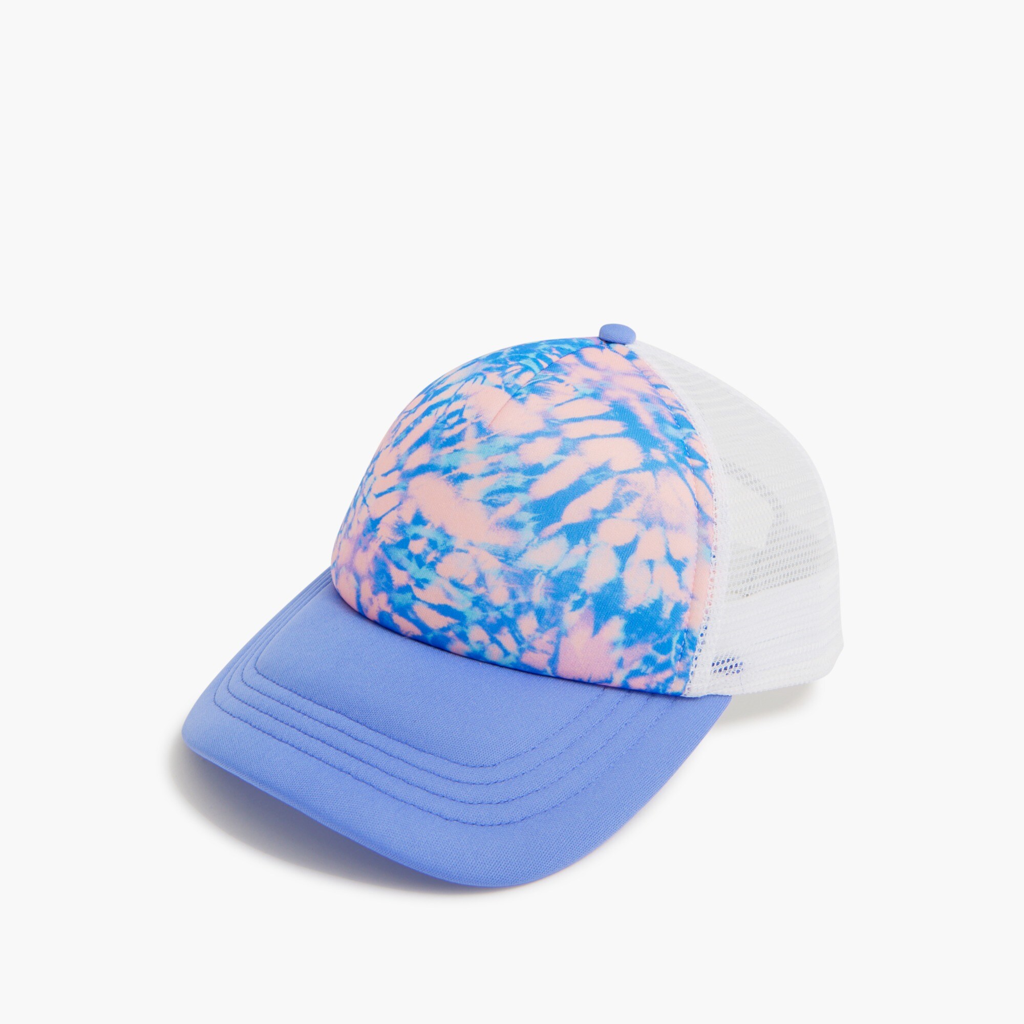 girls' tie-dye trucker hat for girls