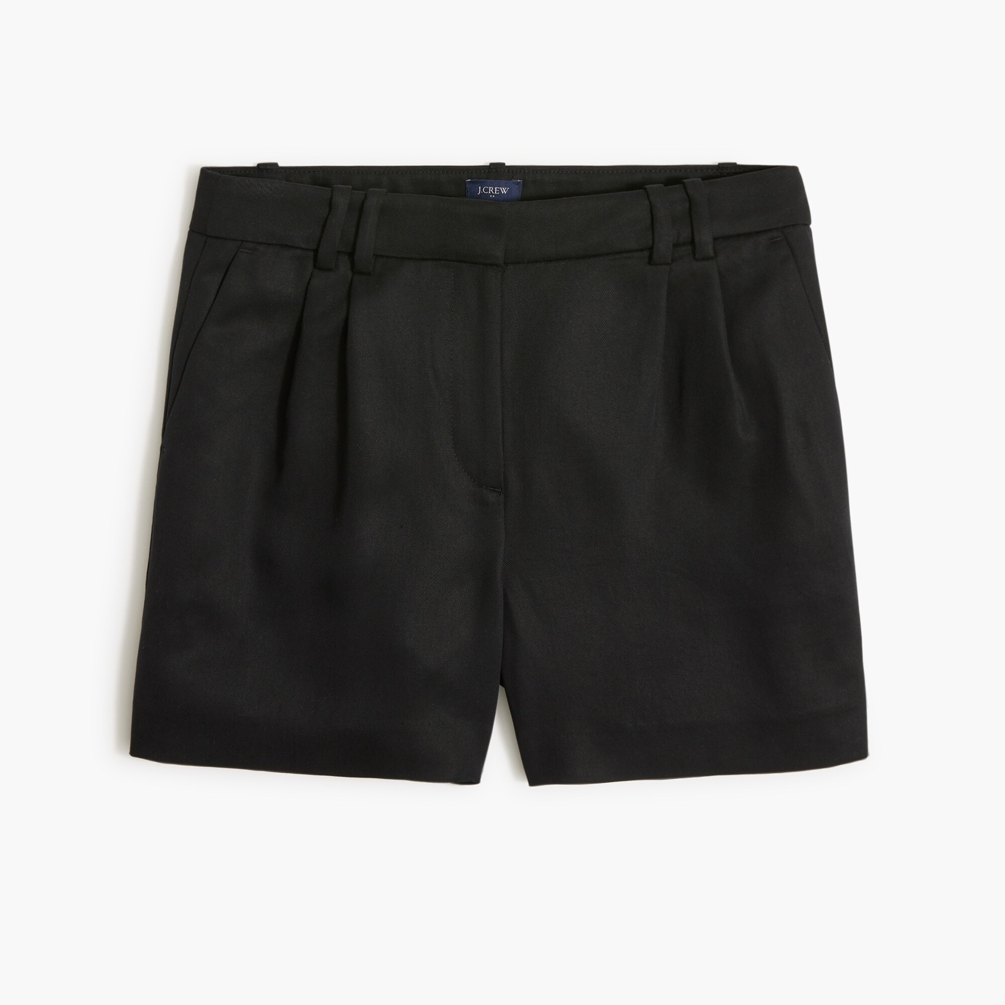 Pre-Styled Pleated Short With Hardware