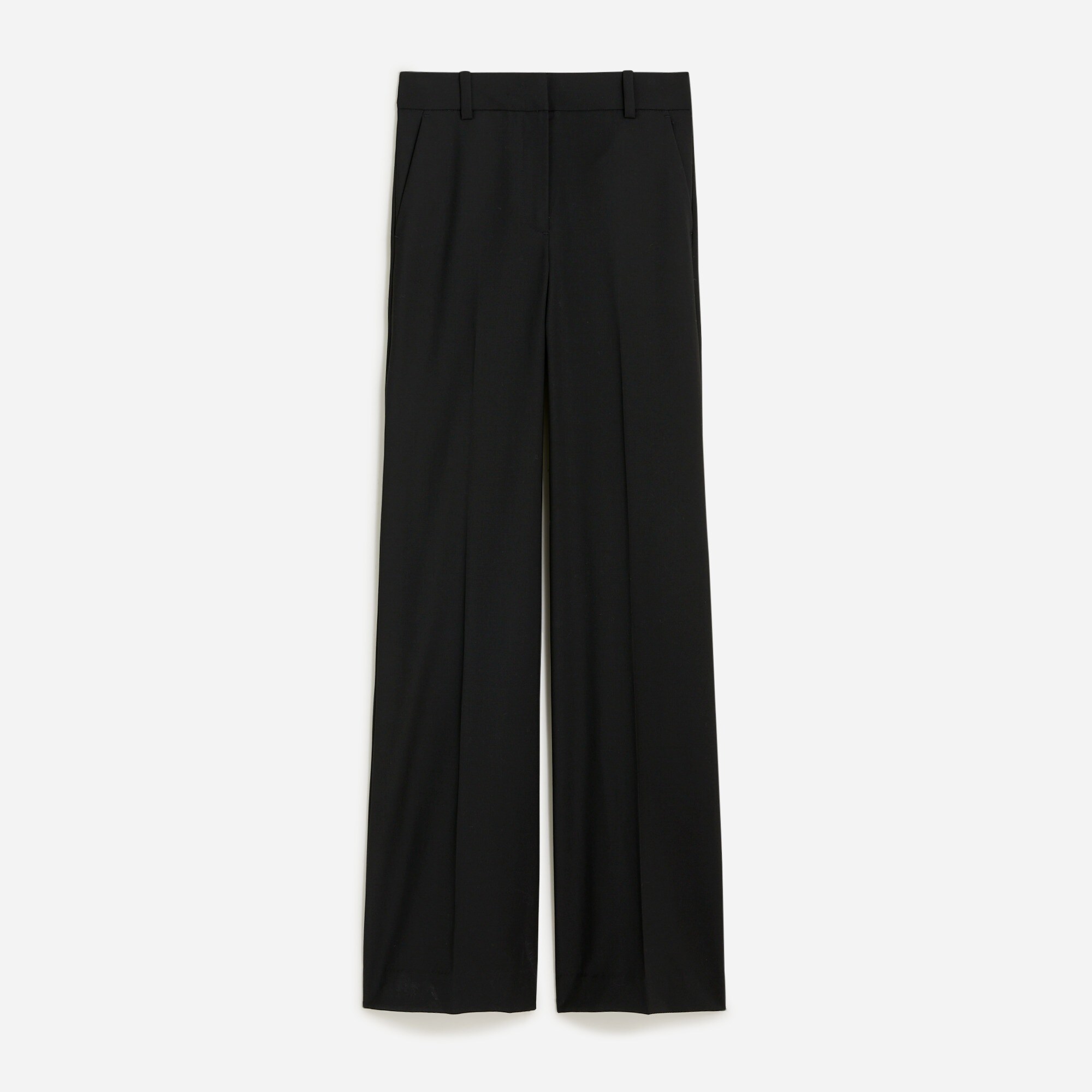 Carolina flare pant in lightweight wool blend