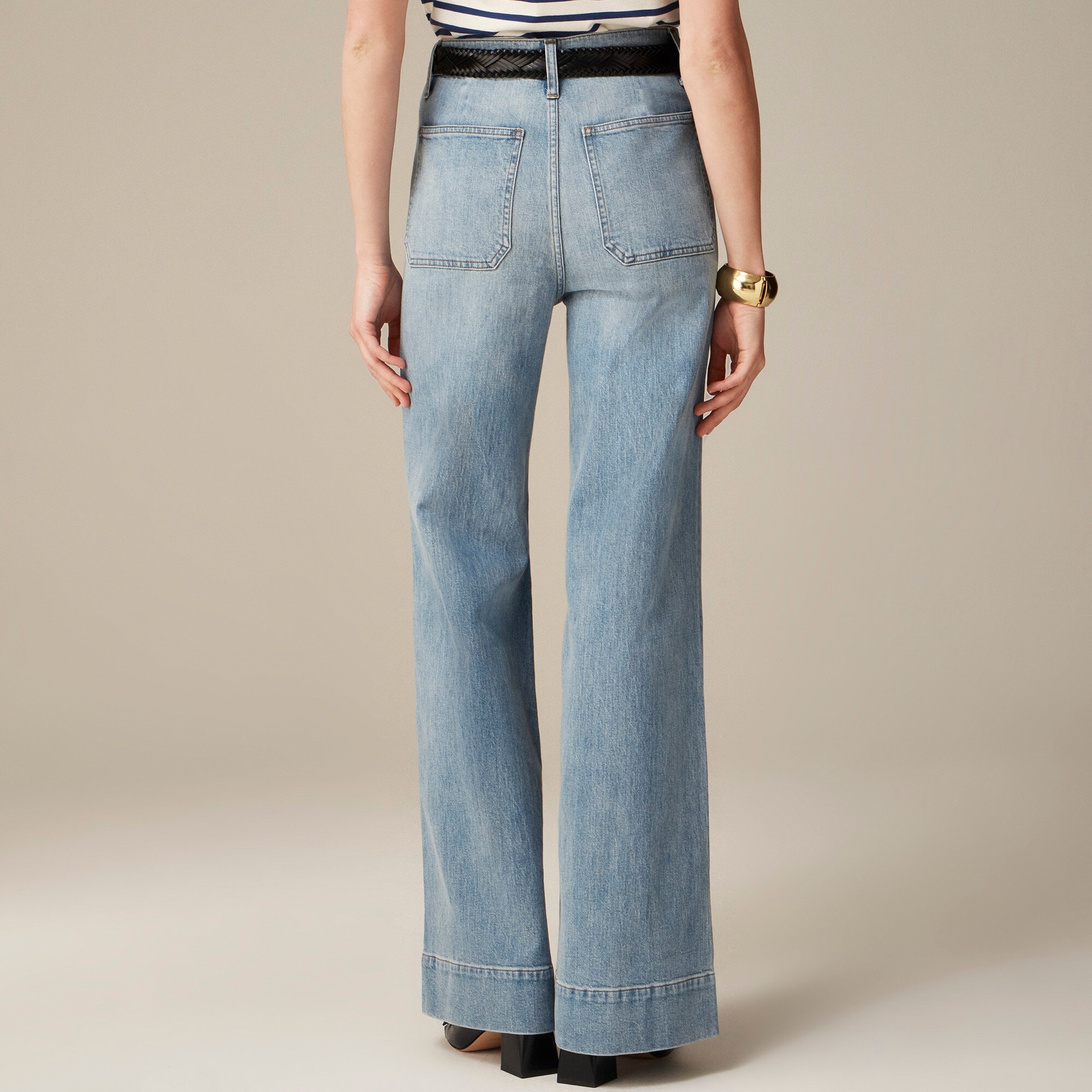 Sailor denim trouser in Blue River wash