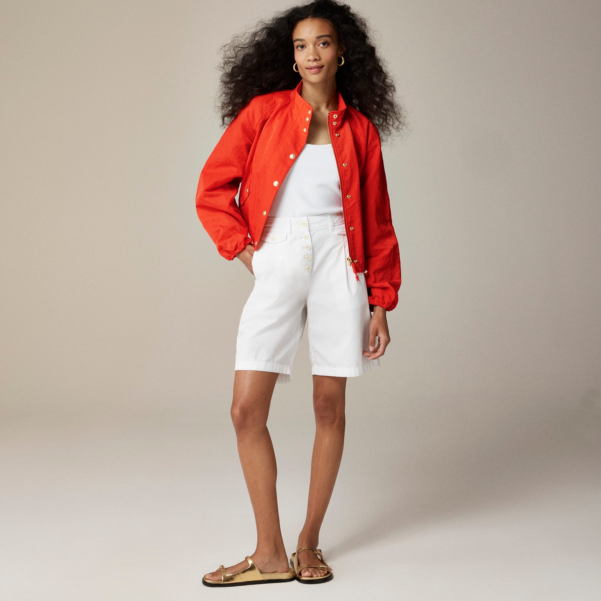j.crew: collection lightweight bomber jacket for women