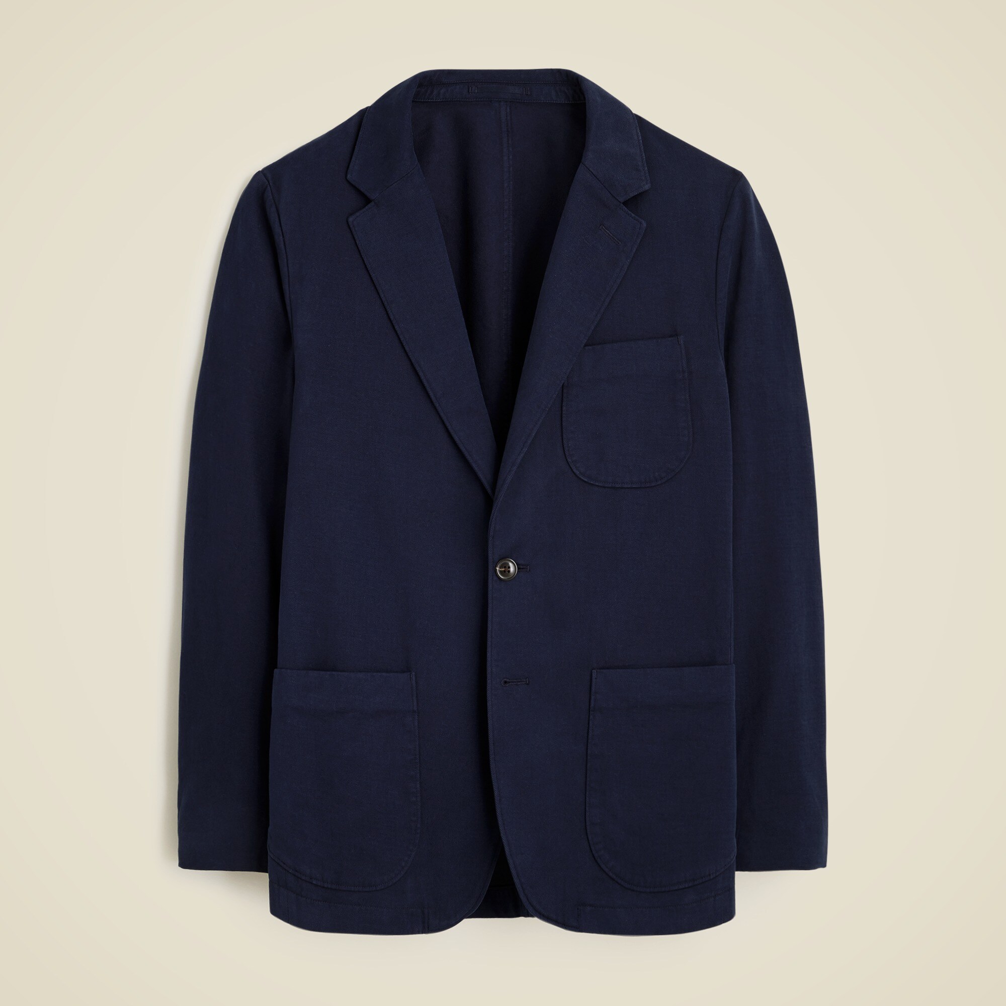 Kenmare Relaxed-fit suit jacket in Italian cotton blend