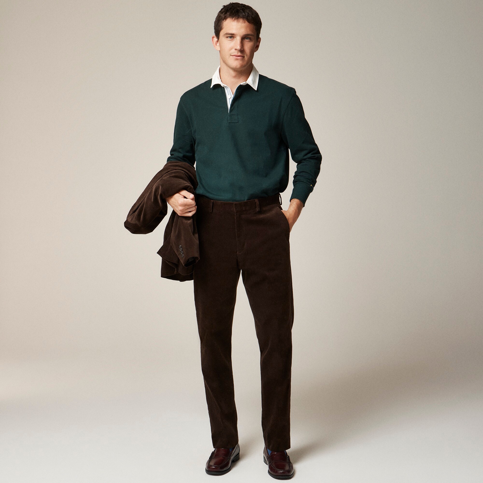 Crosby Classic-fit Suit Pant In Italian Cotton Corduroy For Men