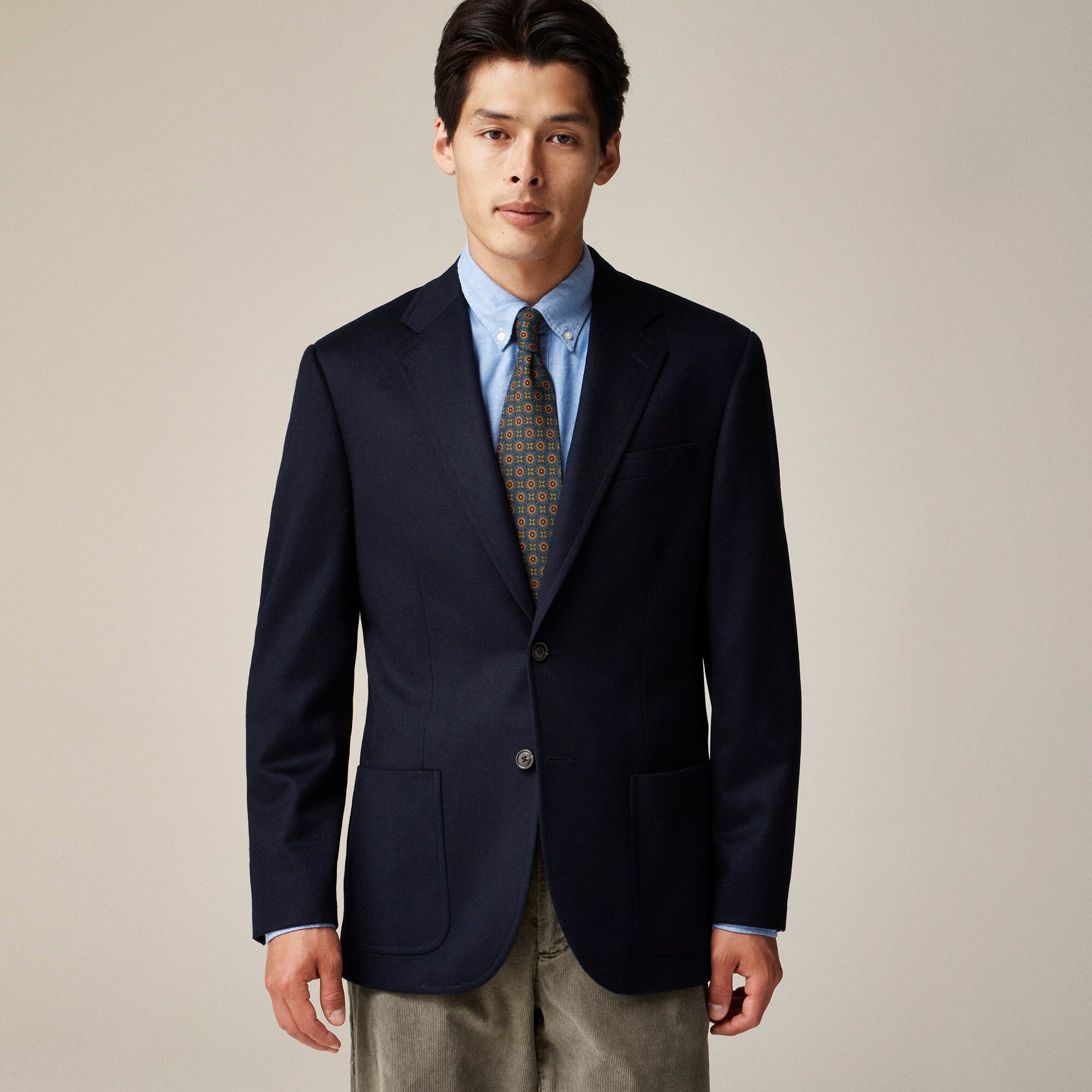 Crosby Classic-fit blazer in Italian wool doeskin
