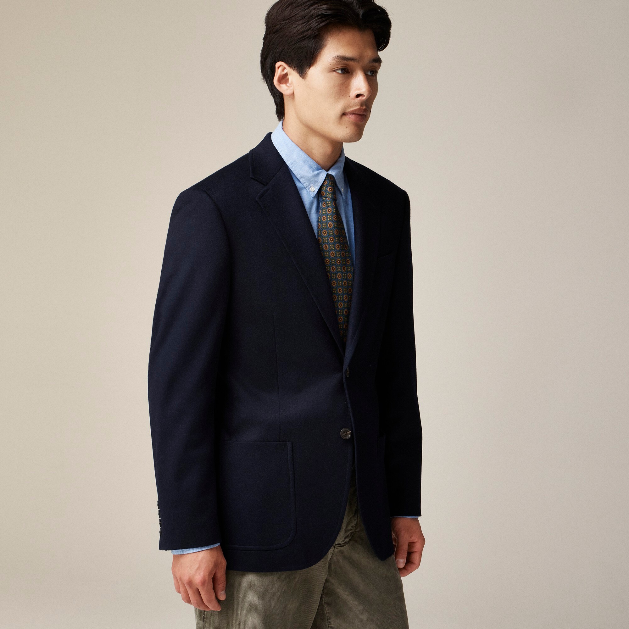 Crosby Classic-fit blazer in Italian wool doeskin