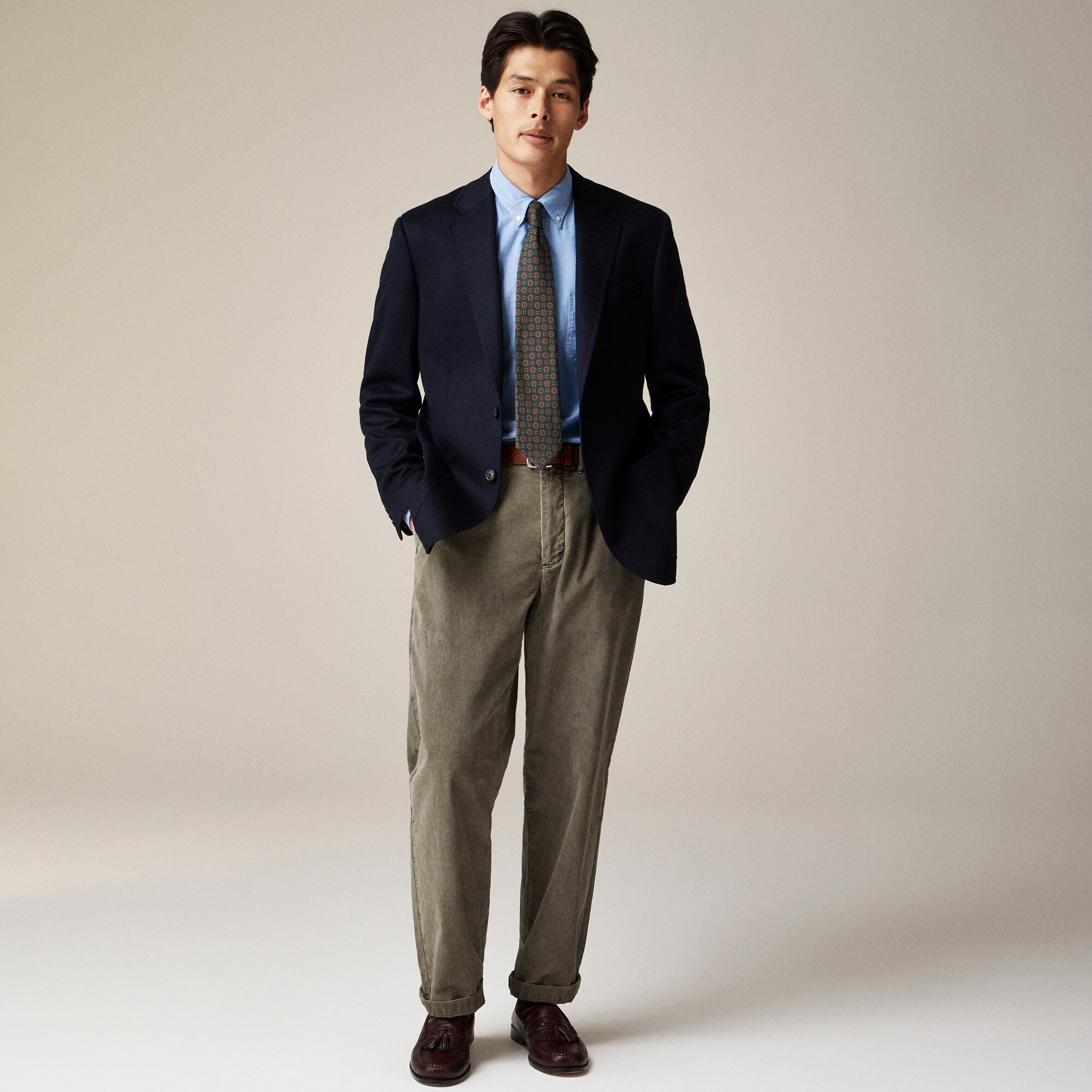 Crosby Classic-fit blazer in Italian wool doeskin
