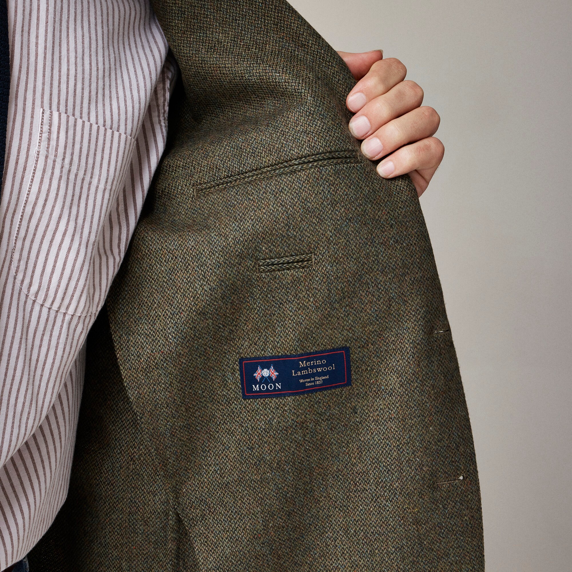 Ludlow Slim-fit blazer in English merino wool