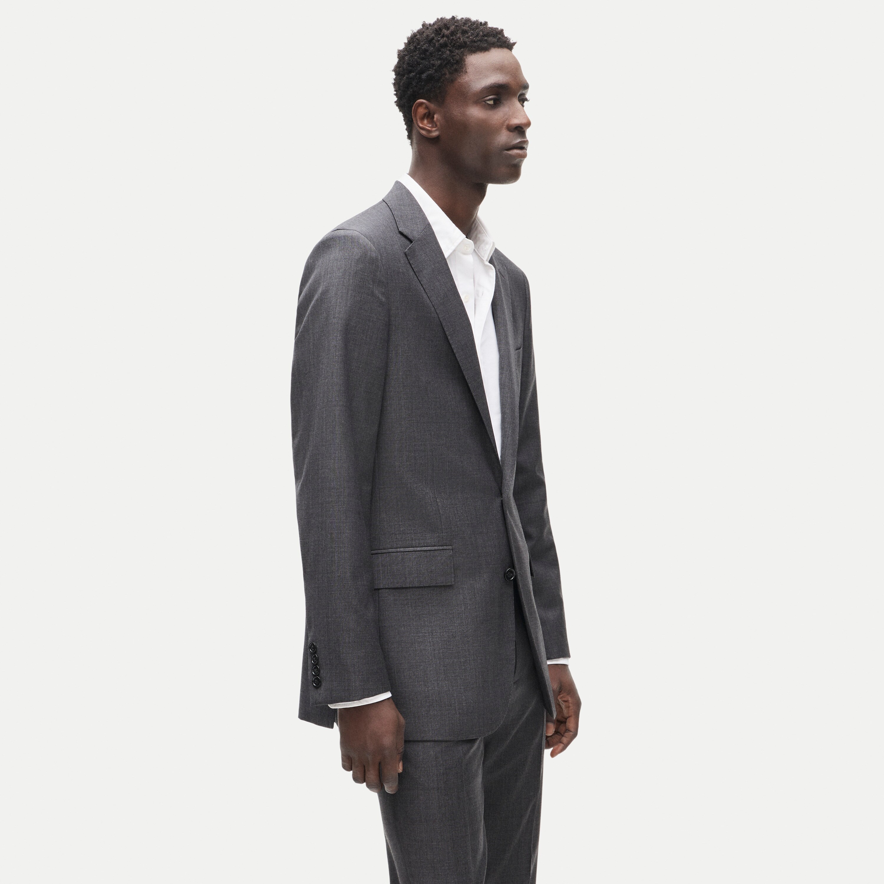 Ludlow Slim-fit suit jacket in Italian worsted wool