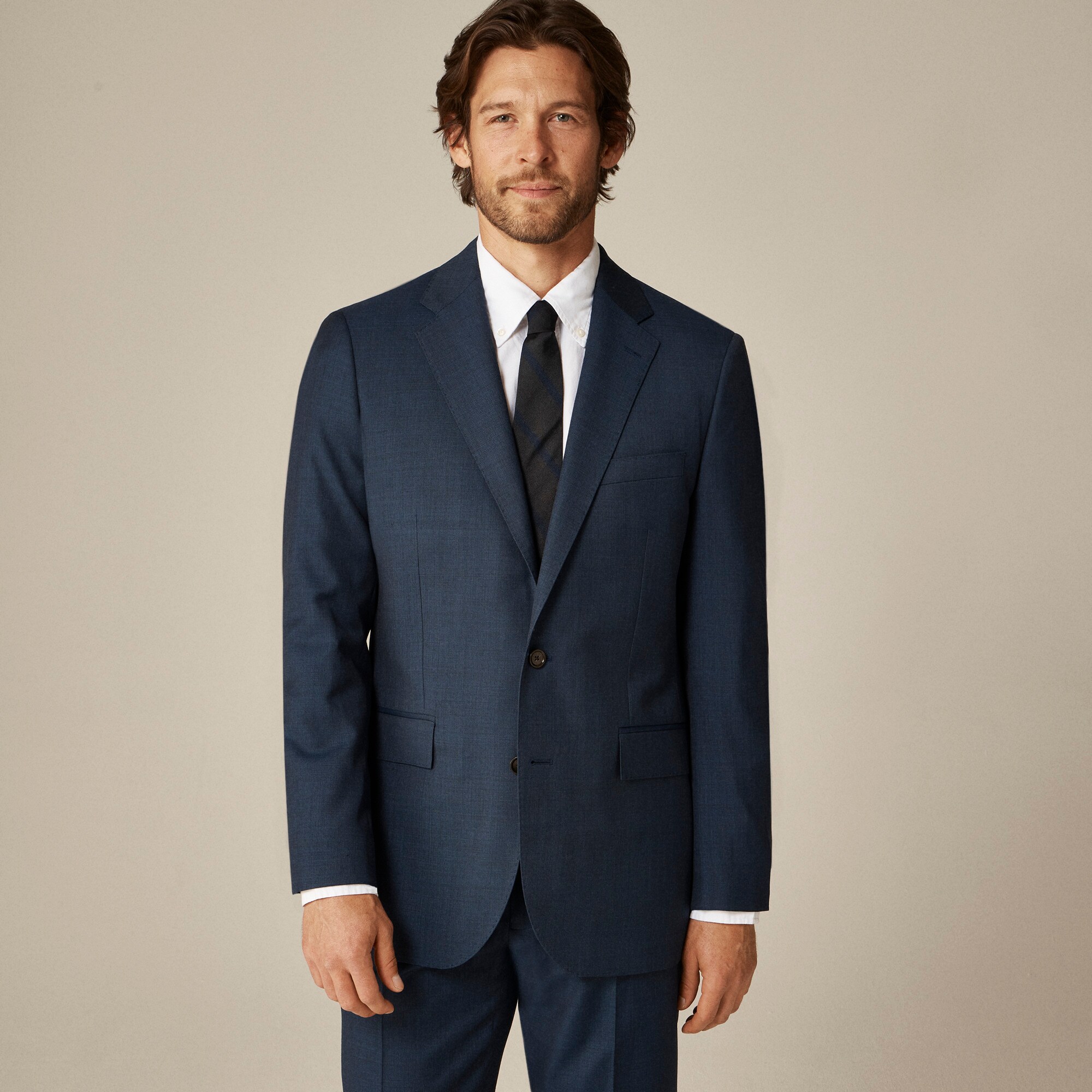 J.CREW ネイビー ピーコート ウール L〜XL(USサイズL