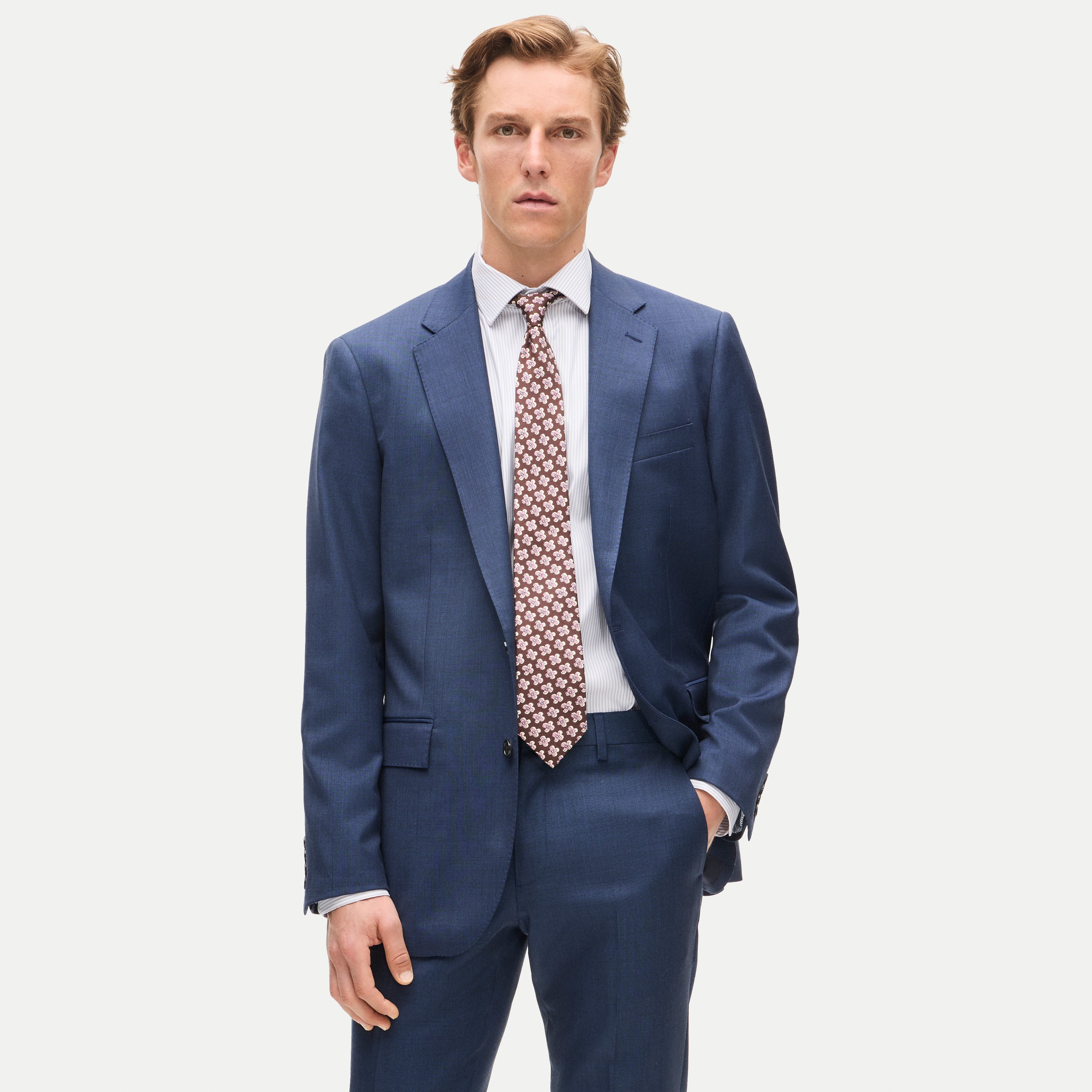 Ludlow Slim-fit suit jacket in Italian worsted wool