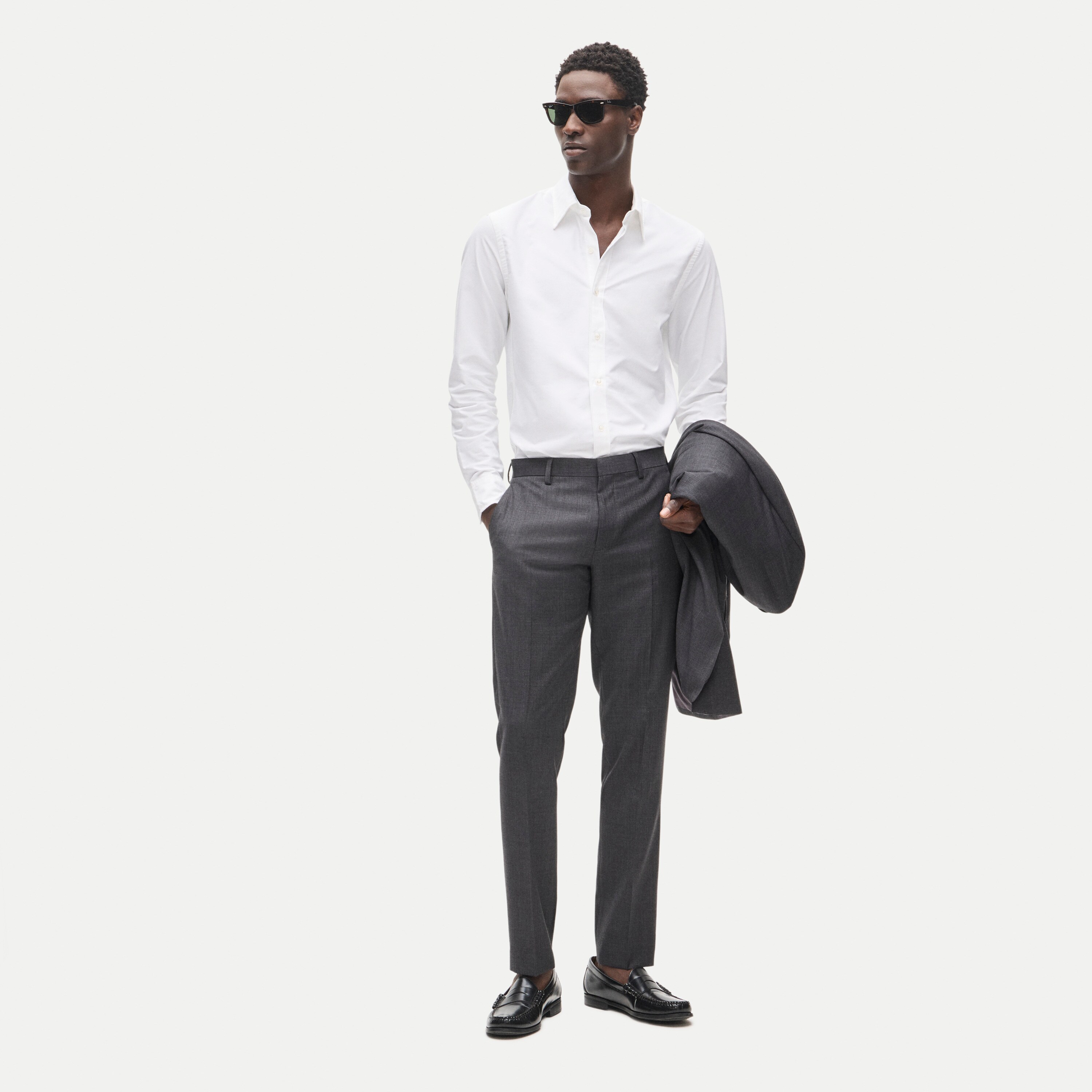 Ludlow Slim-fit suit pant in Italian worsted wool