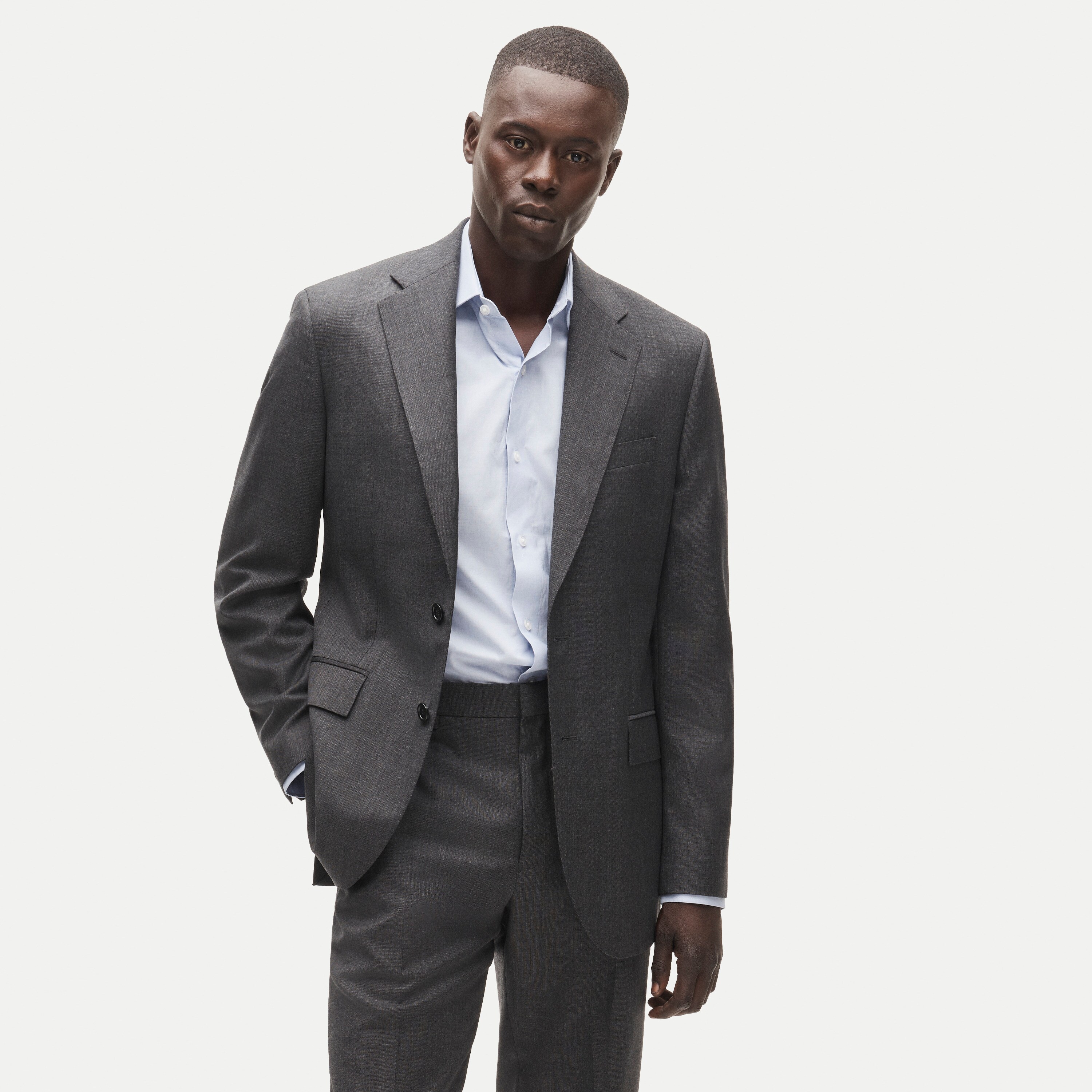 Crosby Classic-fit Suit Jacket In Italian Worsted Wool For Men | J