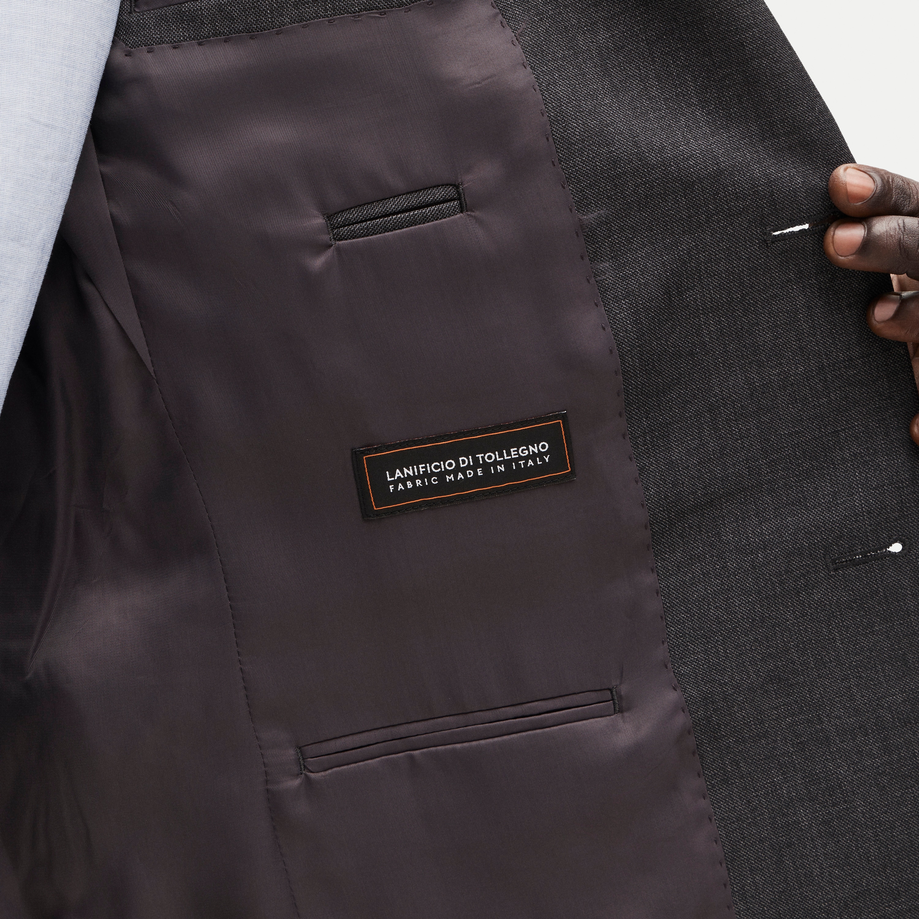 Crosby Classic-fit suit jacket in Italian worsted wool