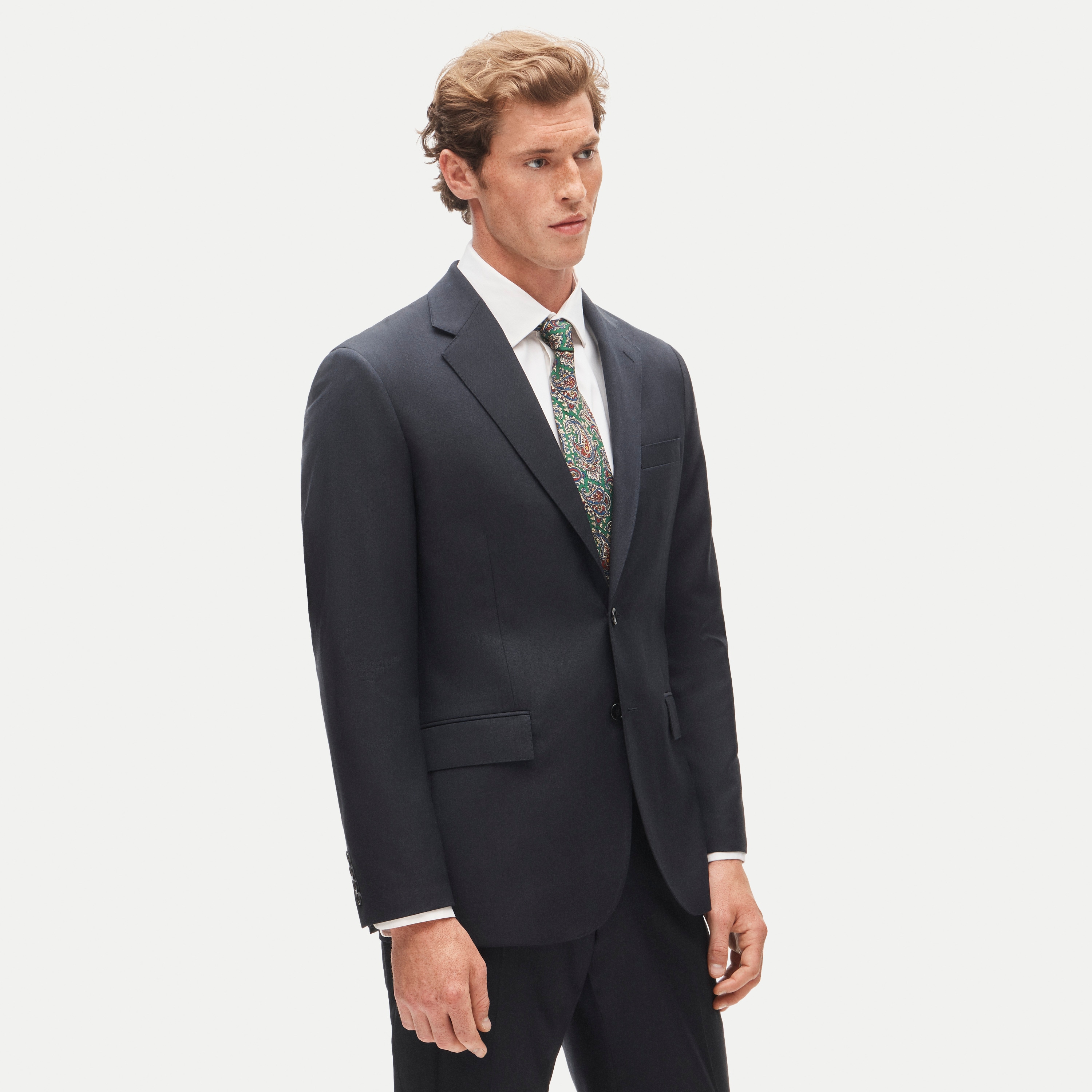 Crosby Classic-fit suit jacket in Italian worsted wool